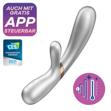 Satisfyer Klitoris-Stimulator Satisfyer "Hot Lover Connect App", Vibrator, App- & Wärmefunktion