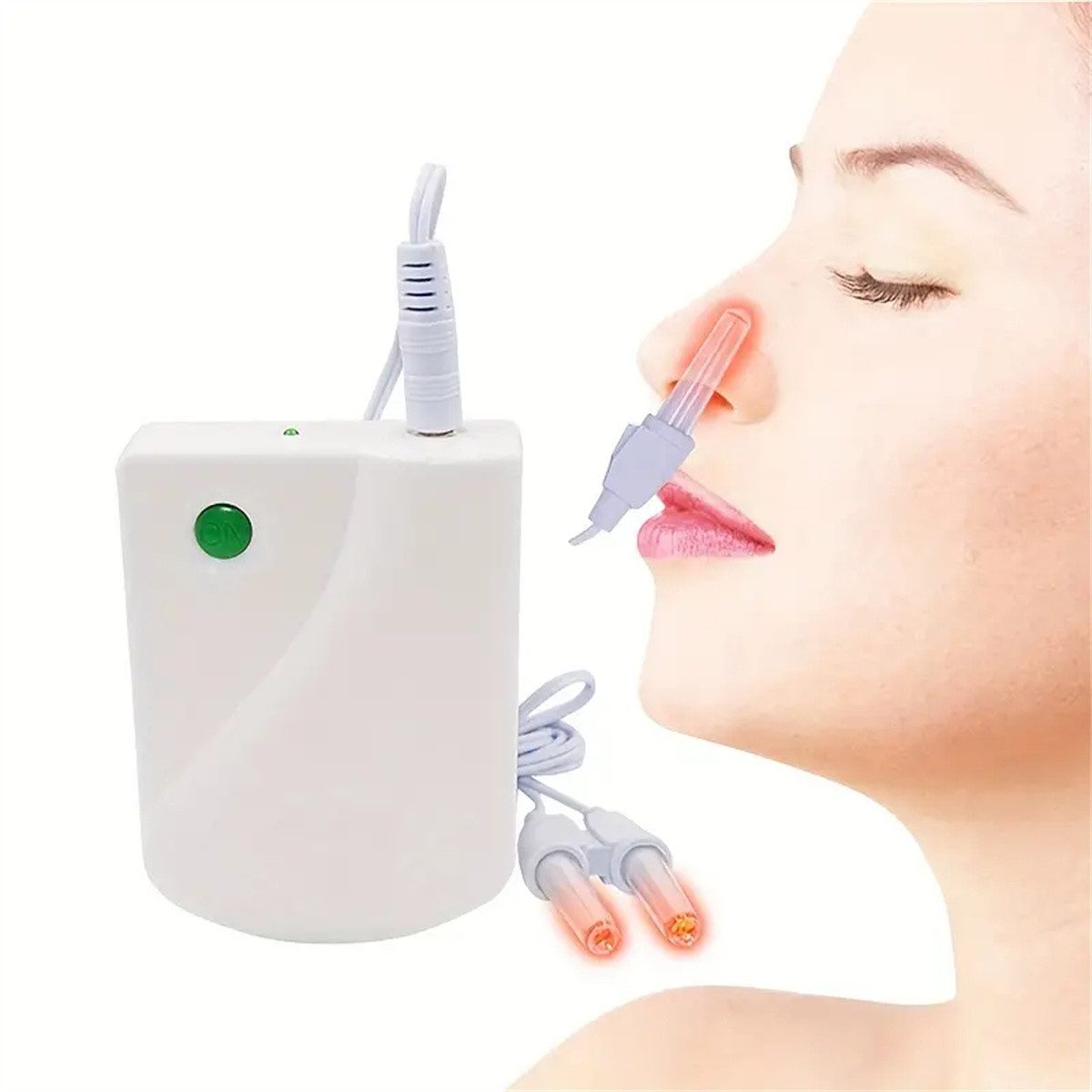 Bifurcation Nasensauger Anti-Rhinitis-Massagegerät, verbessert Atmung und Gesundheit, 1-tlg.