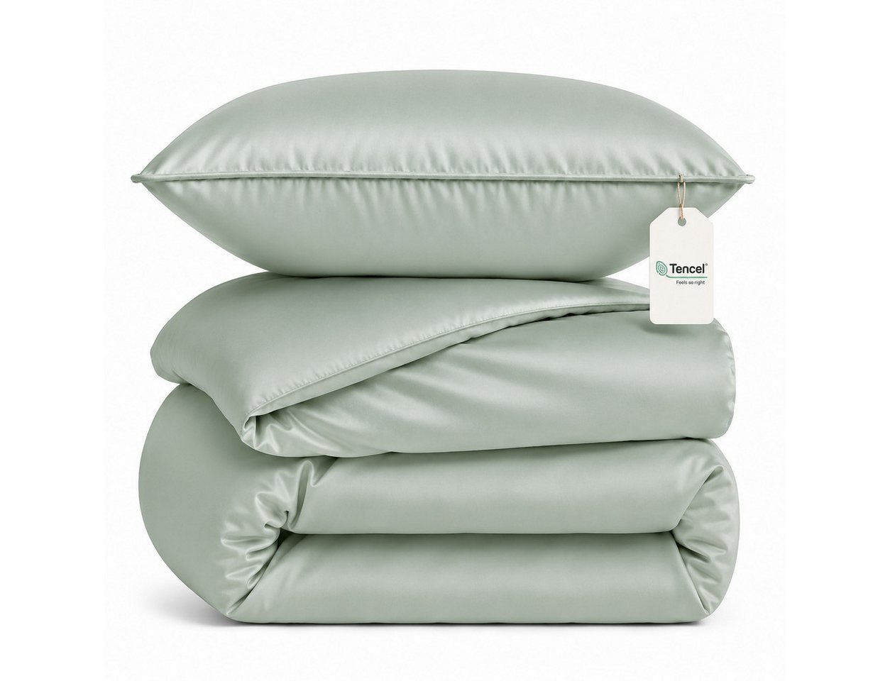 MAGANO Bettwäsche, Luxus 100% TENCEL ™ Lyocell, 400 TC Fadendichte, Hypoallergen, Thermoregulierend