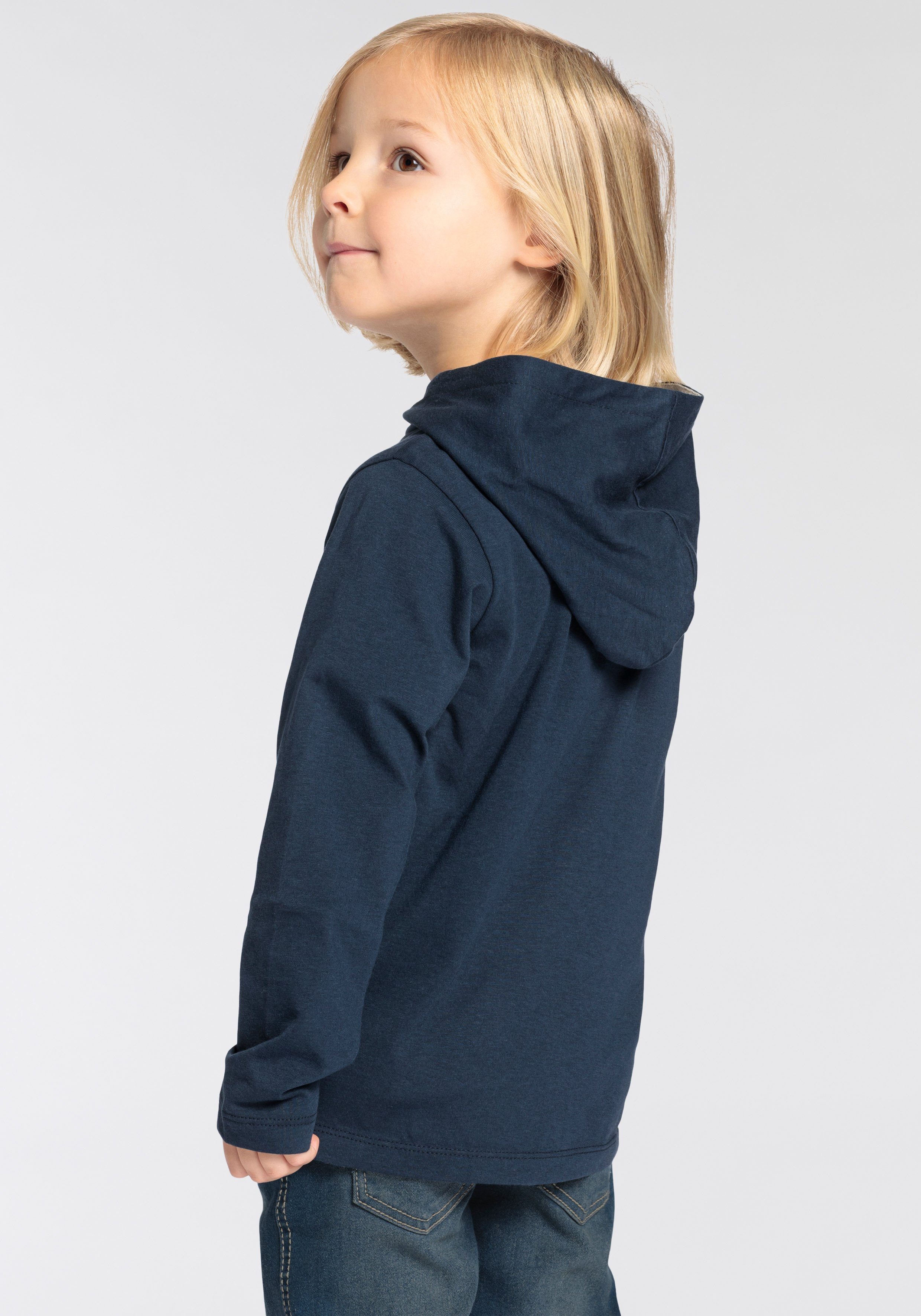 KIDSWORLD Langarmshirt LKW KIPPER Langarm, Basic-Passform, mit modischem Druck, Rundhalsausschnitt