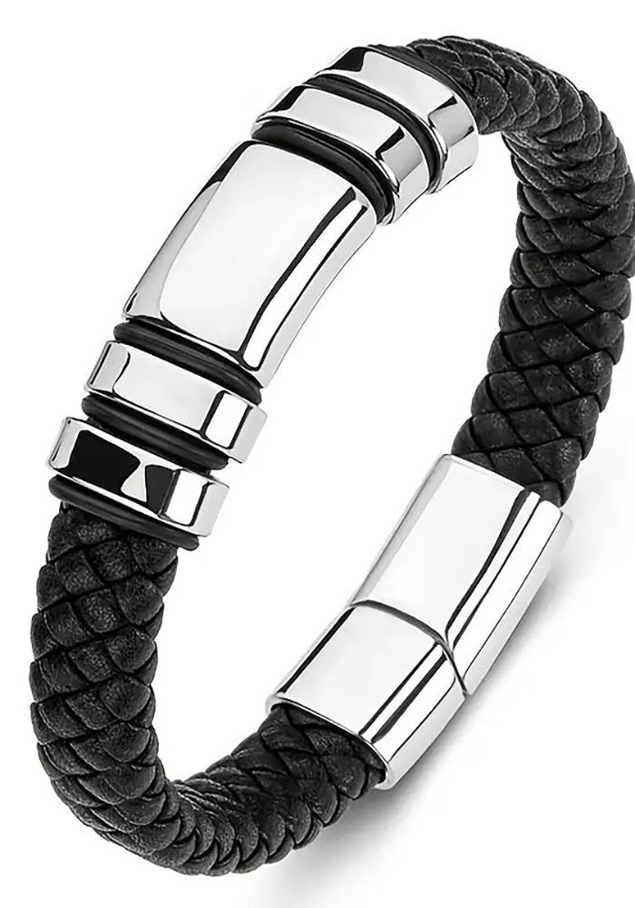 Herren-Armband Aus 925 Sterling Silber – Massiv, Mit Karabinerverschluss, 21 Cm, In Geschenkbox