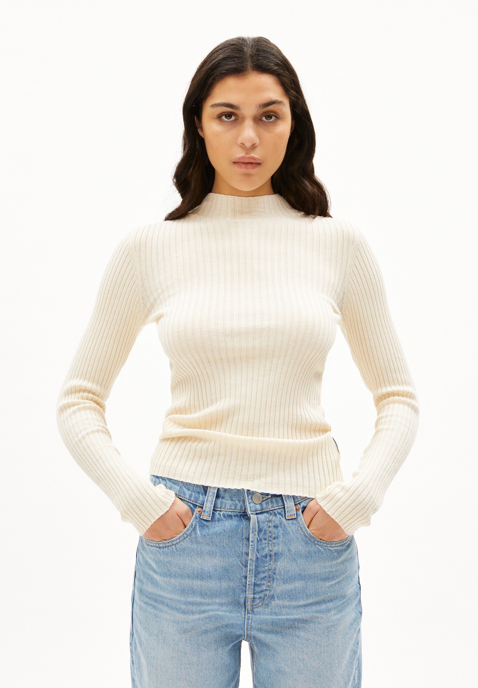 Armedangels Strickpullover ALAANIA Pullover Slim Fit günstig online kaufen