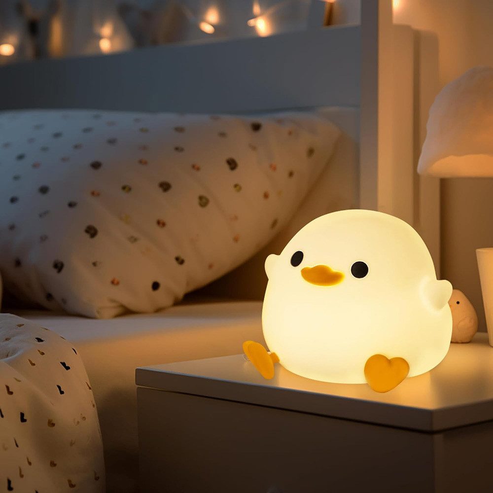 Jibenhome Nachttischlampe Capybara/Enten Nachtlicht für Kinder, USB-Wiedera günstig online kaufen