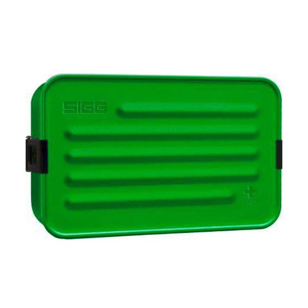 Sigg Lunchbox Lunchbox 23x14 cm Plus L Green, Aluminium, Polypropylen, Lunchbox, 1,4 l, Aluminium, grün