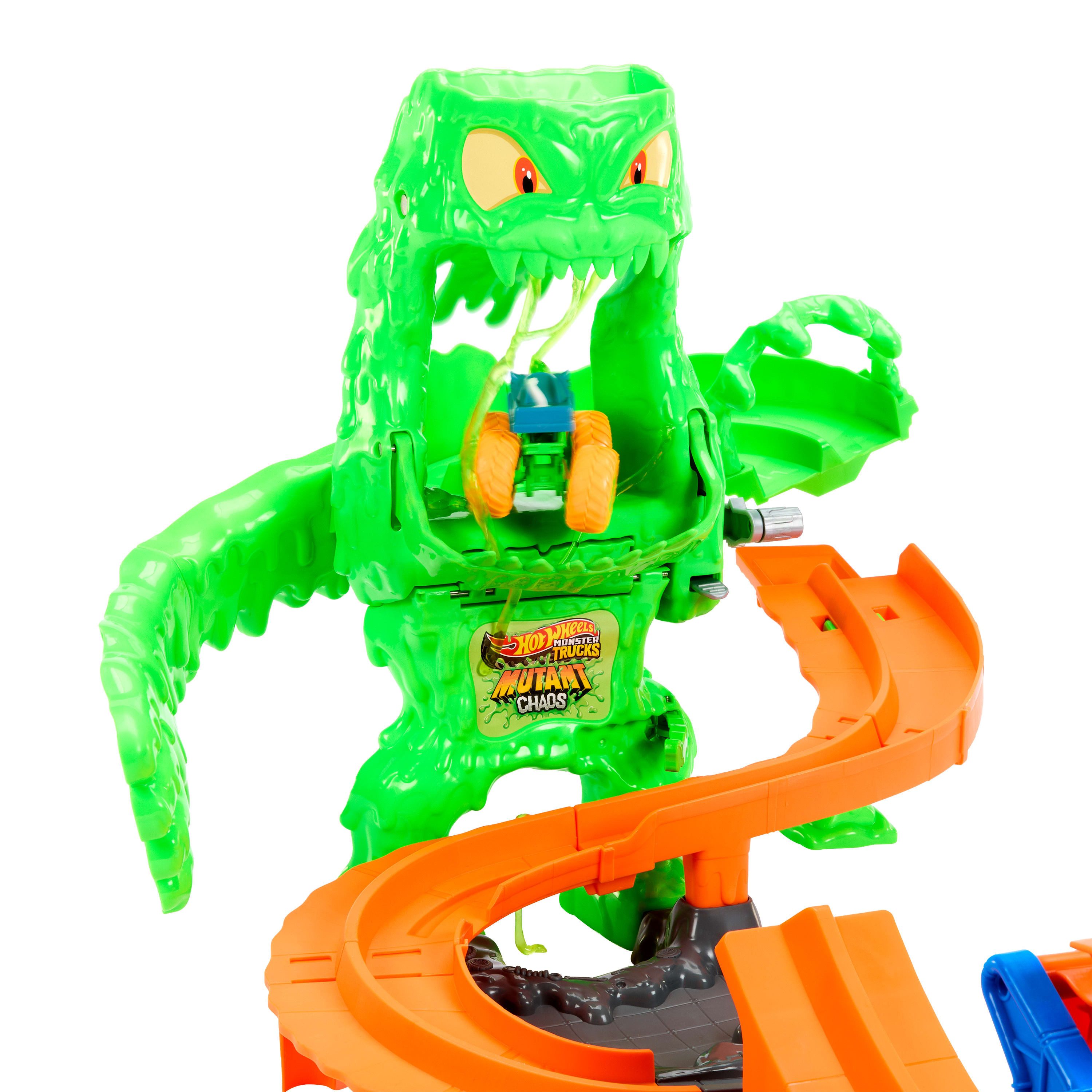 Hot Wheels Autorennbahn Hot Wheels Monster Trucks 1:64 Mutant Monster Duell