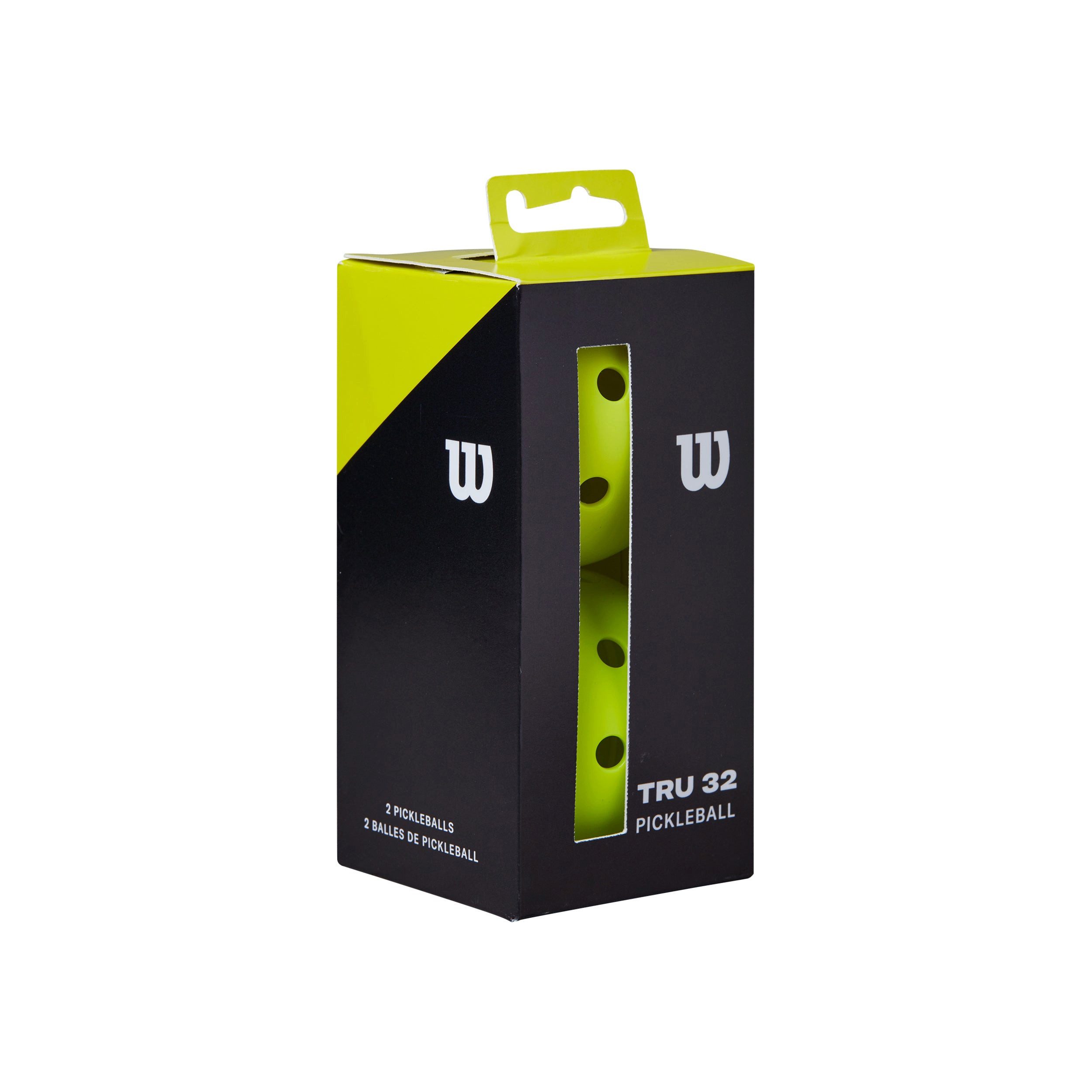 Wilson Pickleball TRU 32 - 2 Pickleball - Pickleball Outdoor Ball - (2er Pack)