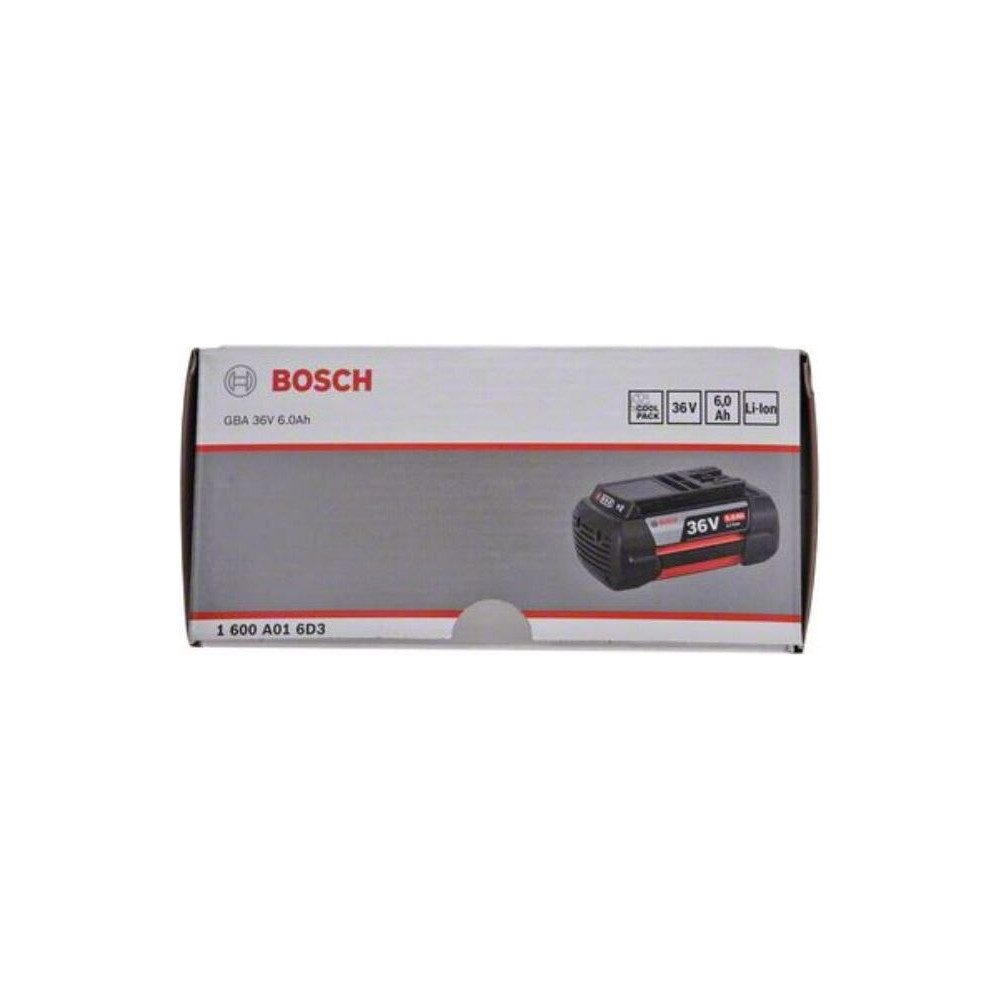 BOSCH Bosch Akku GBA 36V 6.0Ah AC - Lithium-Ionen Akku Akku Bosch Akku GBA 36V 6.0Ah AC Professional (36 V V), Leistungsstarker 36V Lithium-Ionen Akku