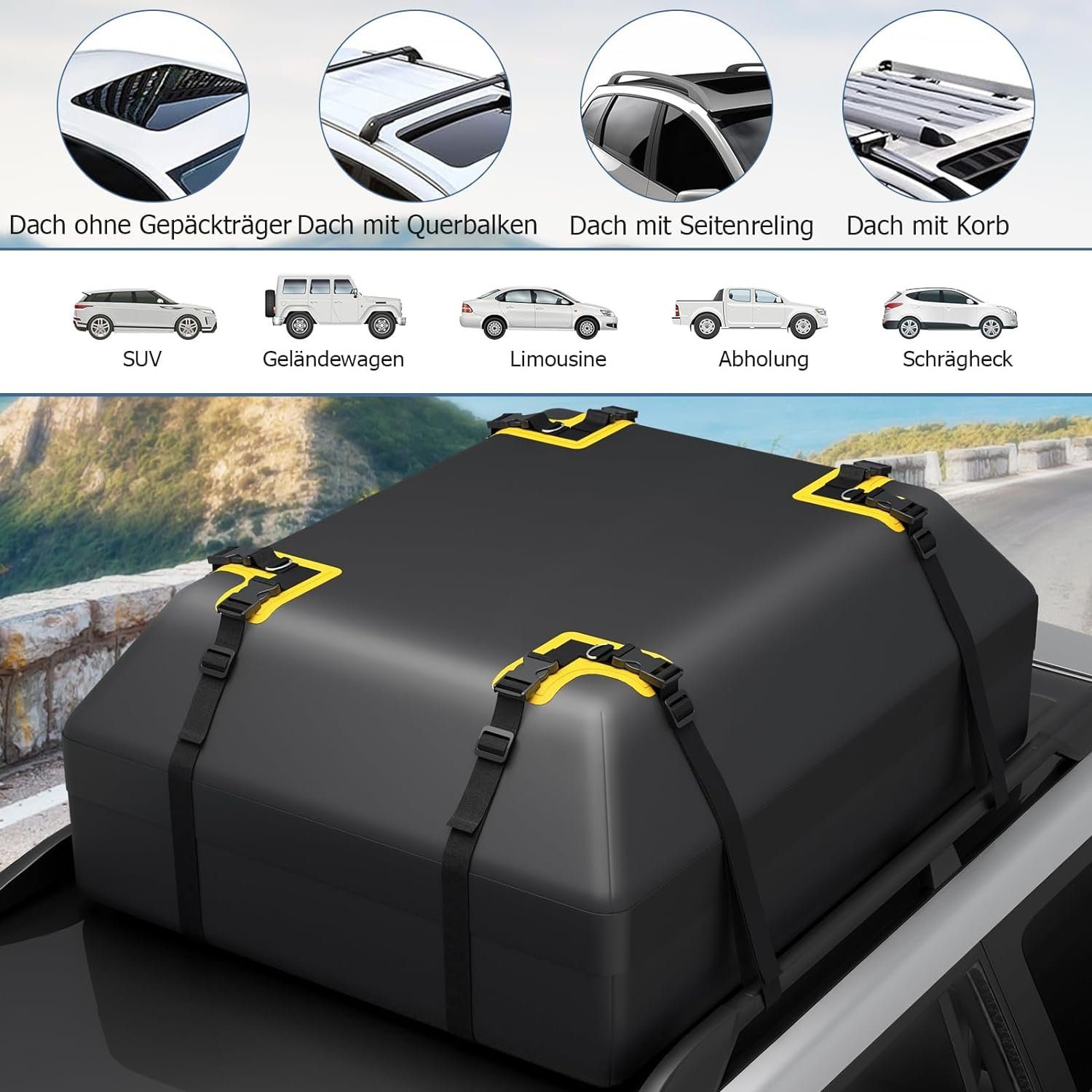Autodach Anti-rutsch-Matte für Auto-Dach-Tasche Lugga Tasche Tasche