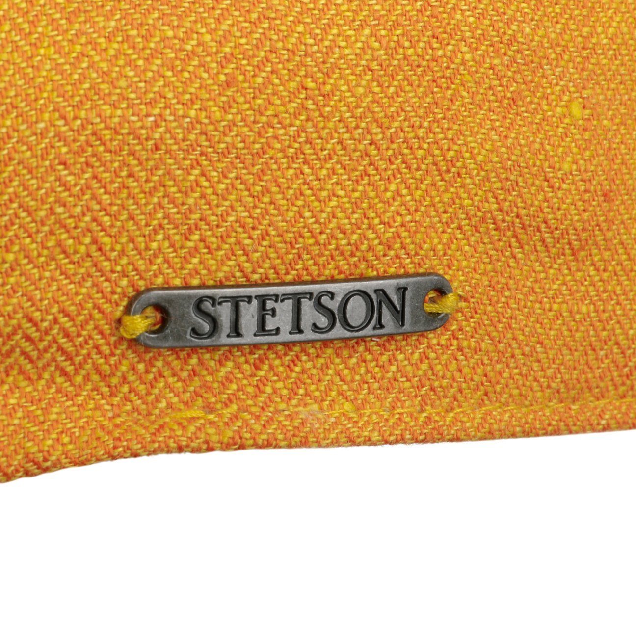 Stetson Flat Cap (1-St) gelb the Schirmmütze EU Made in mit Schirm