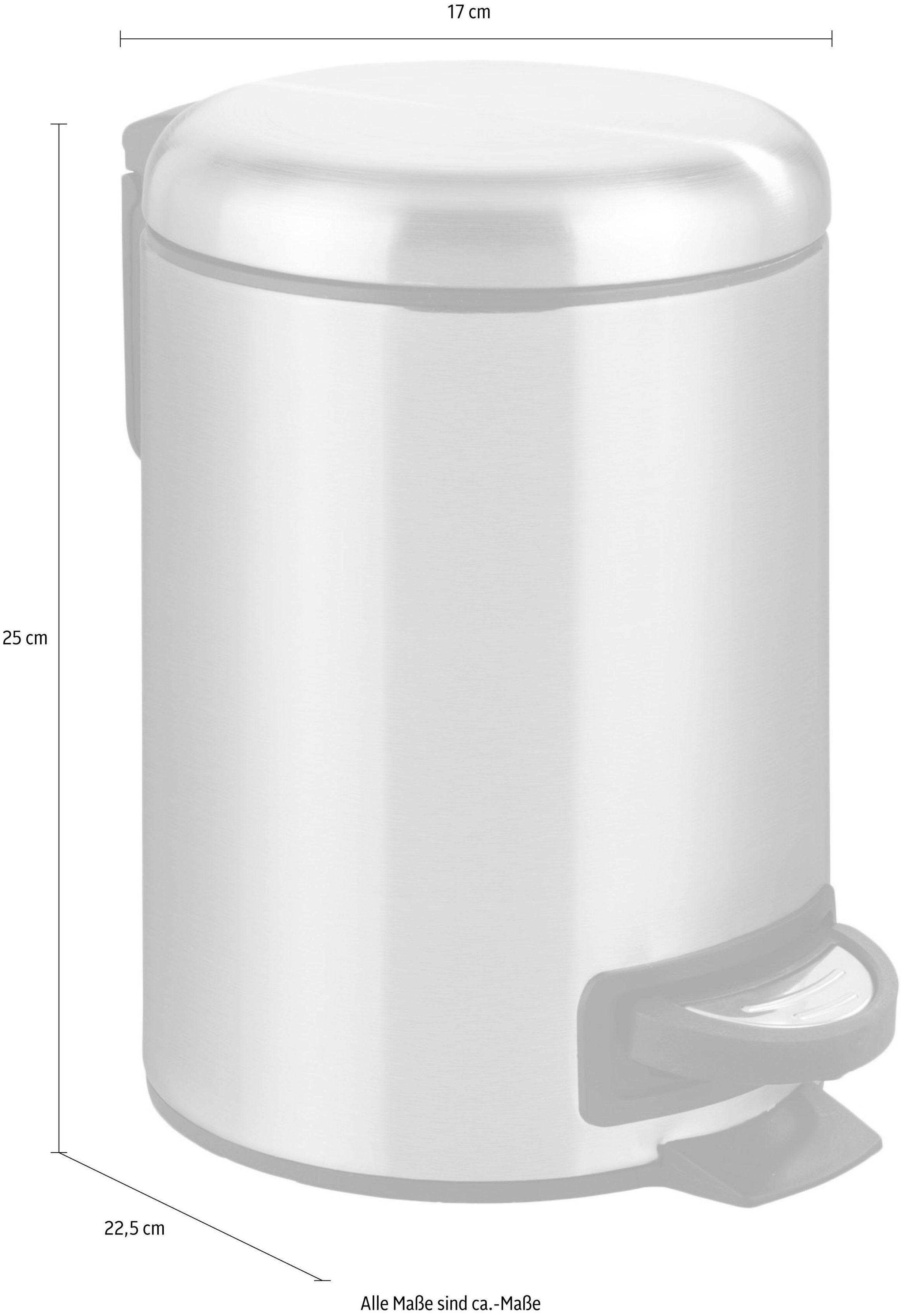 WENKO Kosmetikeimer Leman, 3 Liter, BxTxH: 17x25x22,5 cm