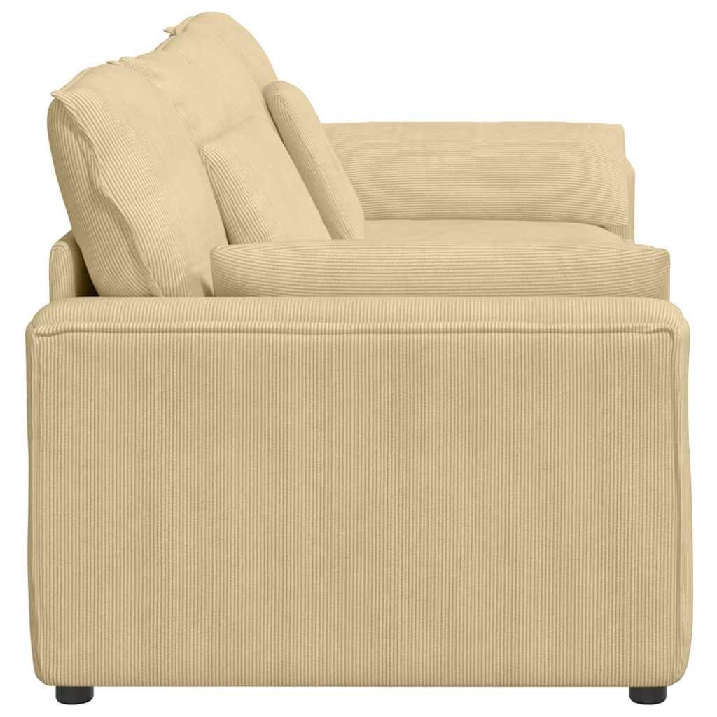 vidaXL Sofaelement Modulares Sofa mit Kissen Graugrün