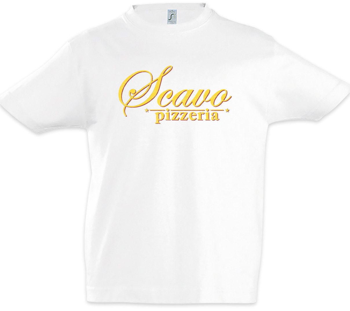 Print-Shirt Scavo Pizzeria Kinder T-Shirt Symbol Housewives Sign Logo Desperate