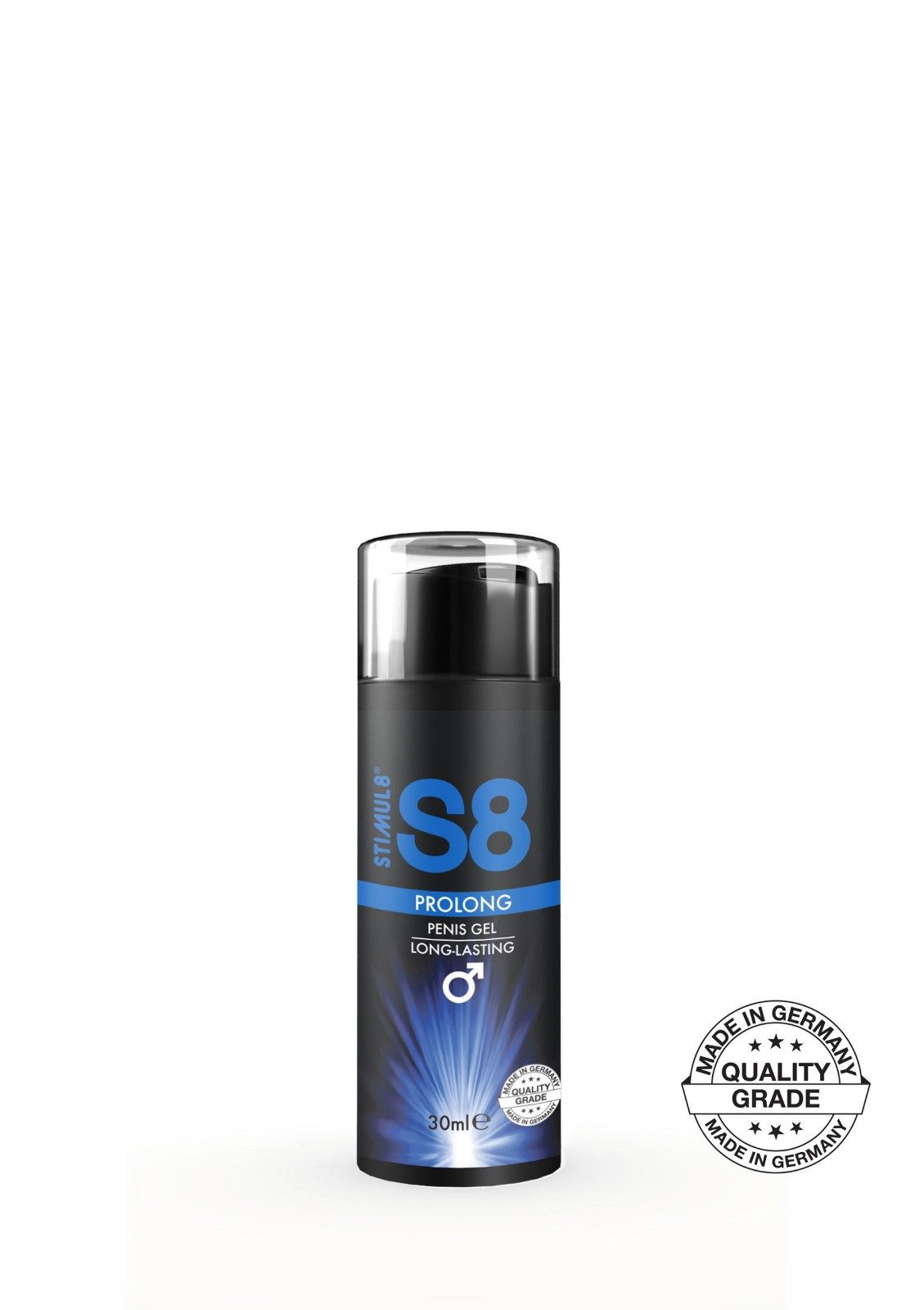 Verzögerungsmittel 30 ml - Stimul8 S8 - S8 Prolong Penis Gel 30ml - -