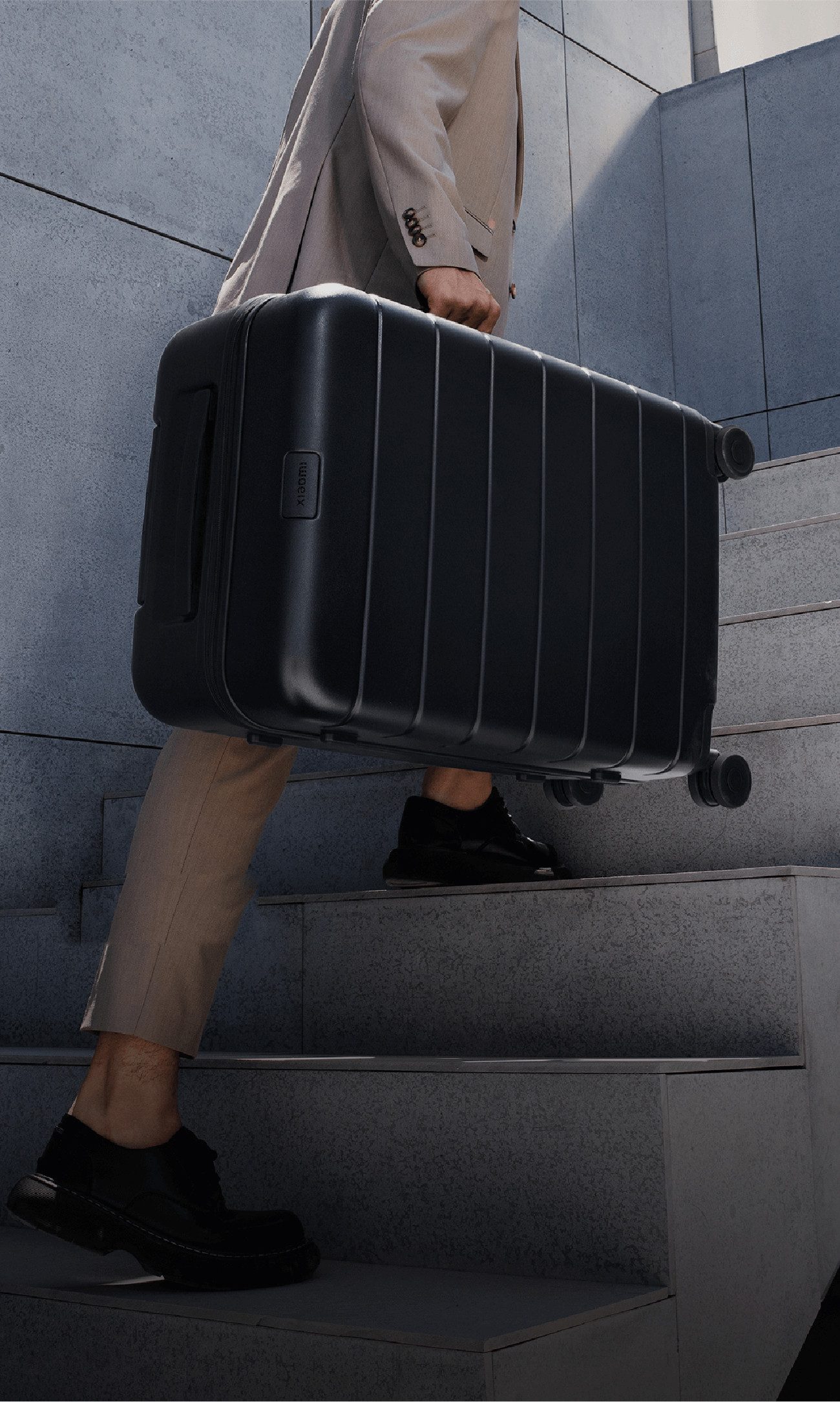 Xiaomi Koffer Luggage Classic Pro 20, 4 Rollen, Hard Case, Anti-Burst-Reißverschluss, leichtgängige Räder, 39L