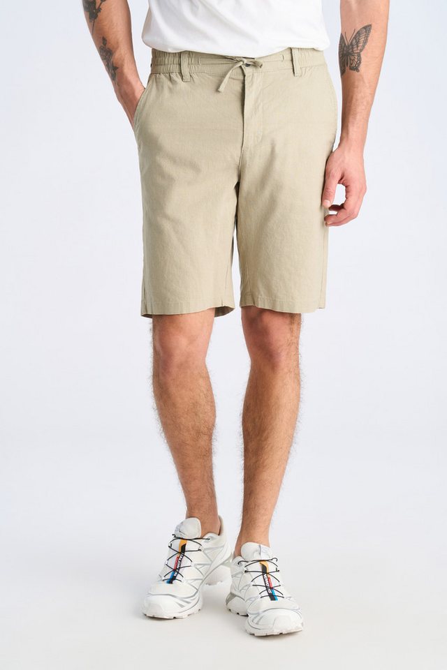 LINDBERGH Chinoshorts Sommerhose mit Leinen
