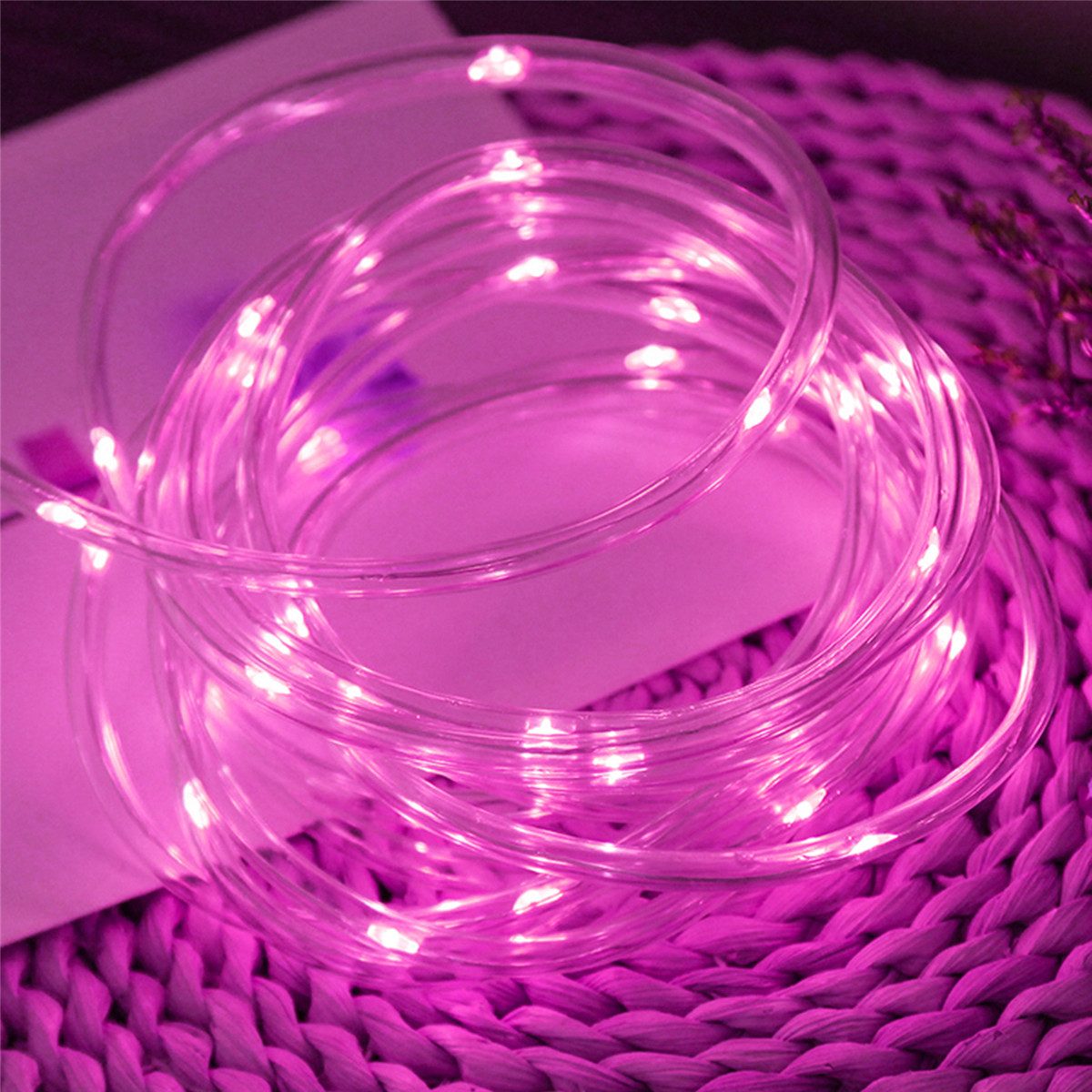 LED-Lichterkette 5M 8 Modi Lichterkette Wasserdicht Batterie Weihnachtslichterkette