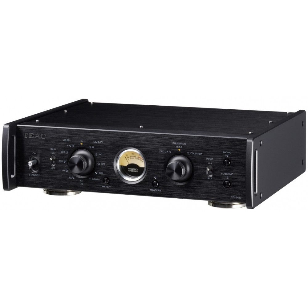 TEAC Teac PE-505 Phono-Vorverstärker schwarz für HiFi-Systeme. Vorverstärker