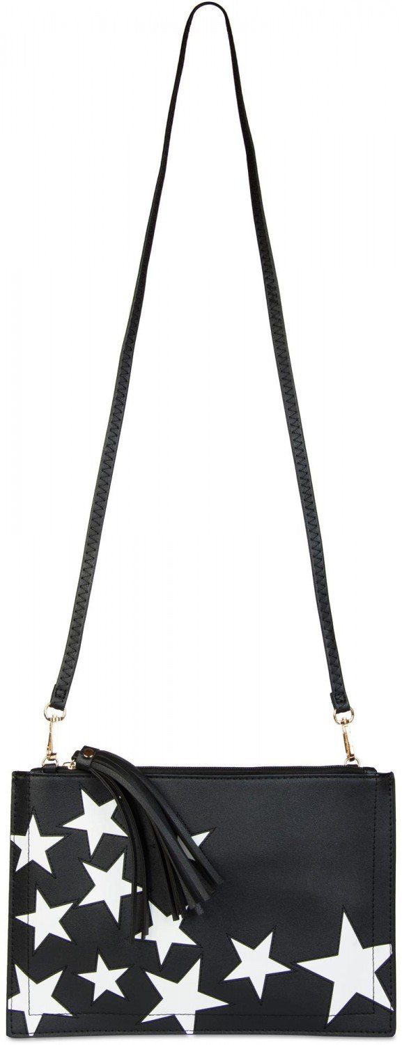 styleBREAKER Clutch Clutch mit Sterne Muster (1-tlg)