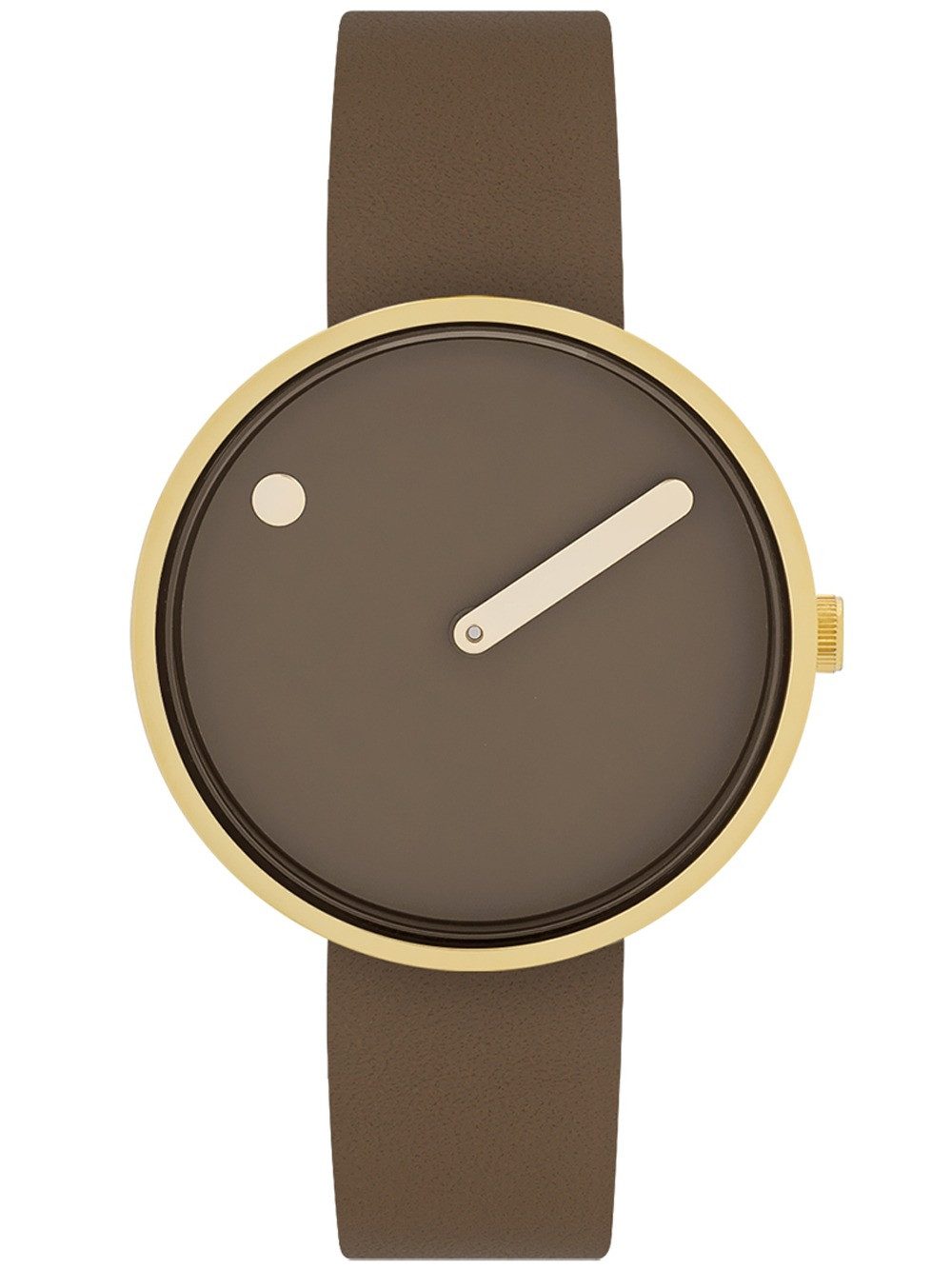 PICTO Quarzuhr Picto 34001-4614G Mocha Brown Unisex 34mm 5ATM Picto 34001-4614G Mocha Brown Unisex 34mm 5ATM