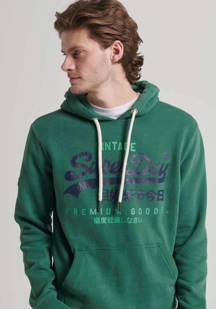 Angebotsrabatt Superdry Kapuzensweatshirt CLASSIC VL HERITAGE Green HOODIE Pine