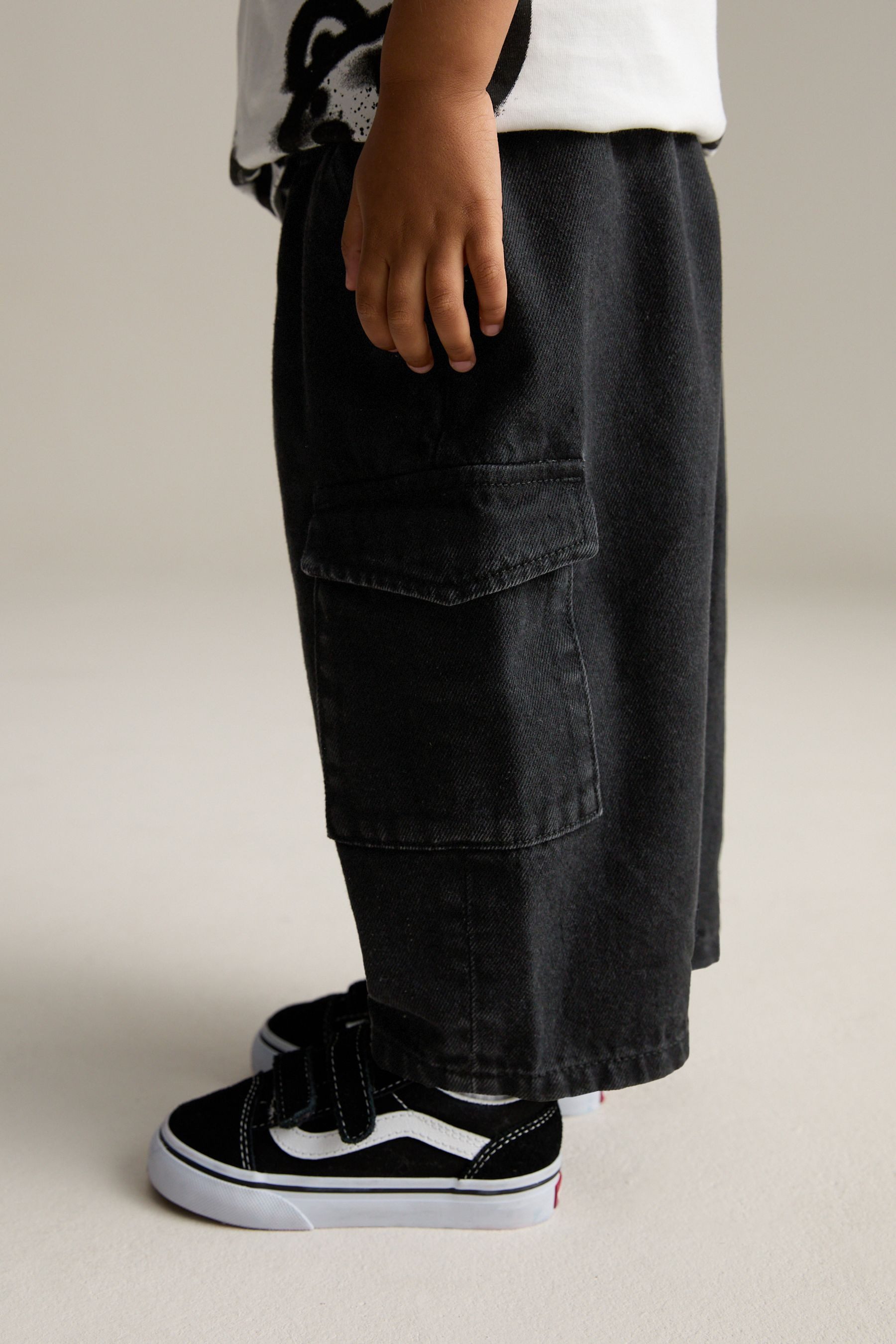 Next Cargojeans Schlupfhose mit weitem Beinschnitt (1-tlg)