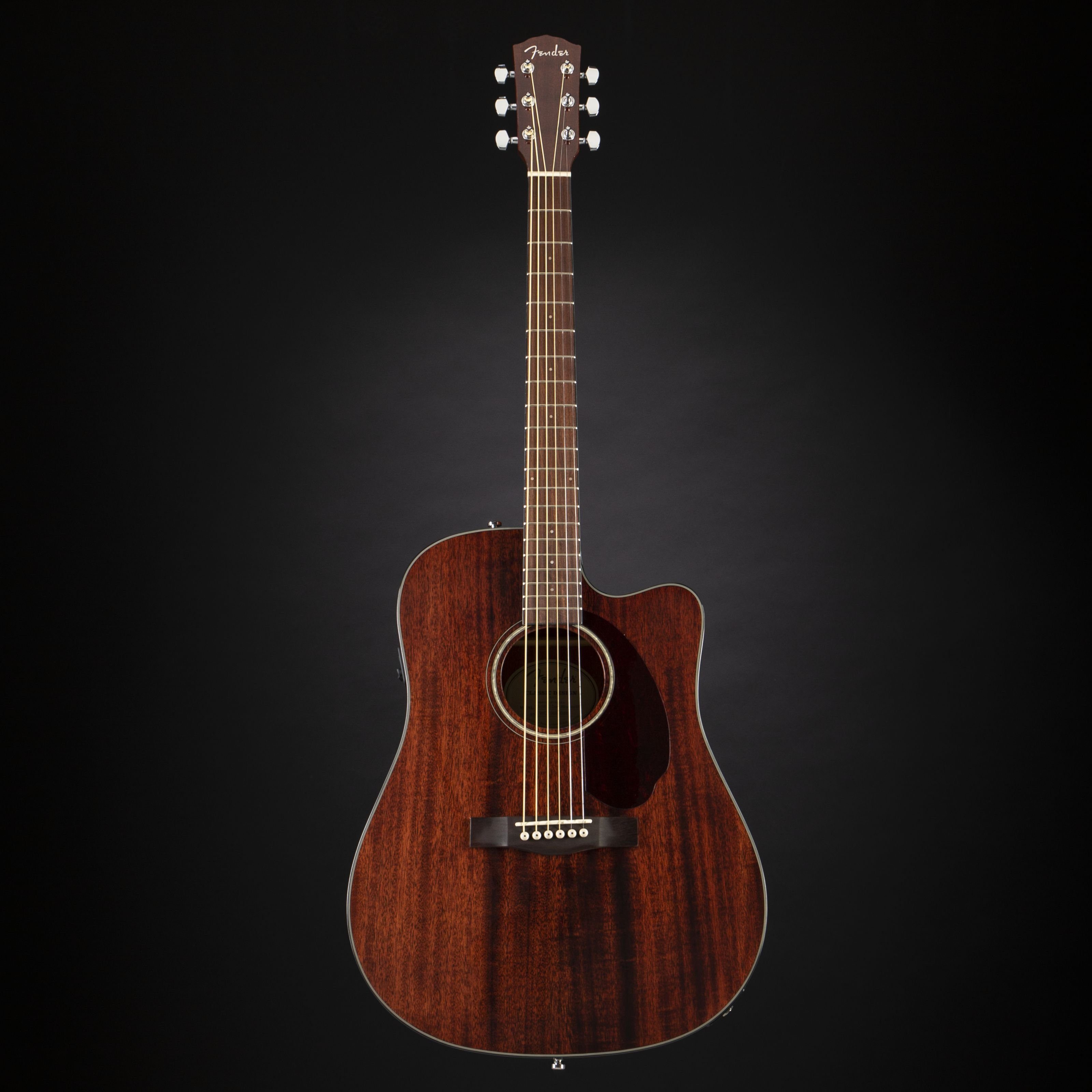 Fender Westerngitarre, Westerngitarren, Dreadnought Gitarren, CD-140SCE All Mahogany - Westerngitarre