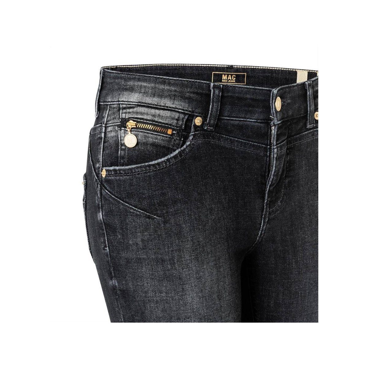 regular (1-tlg) Slim-fit-Jeans dunkel-grau MAC