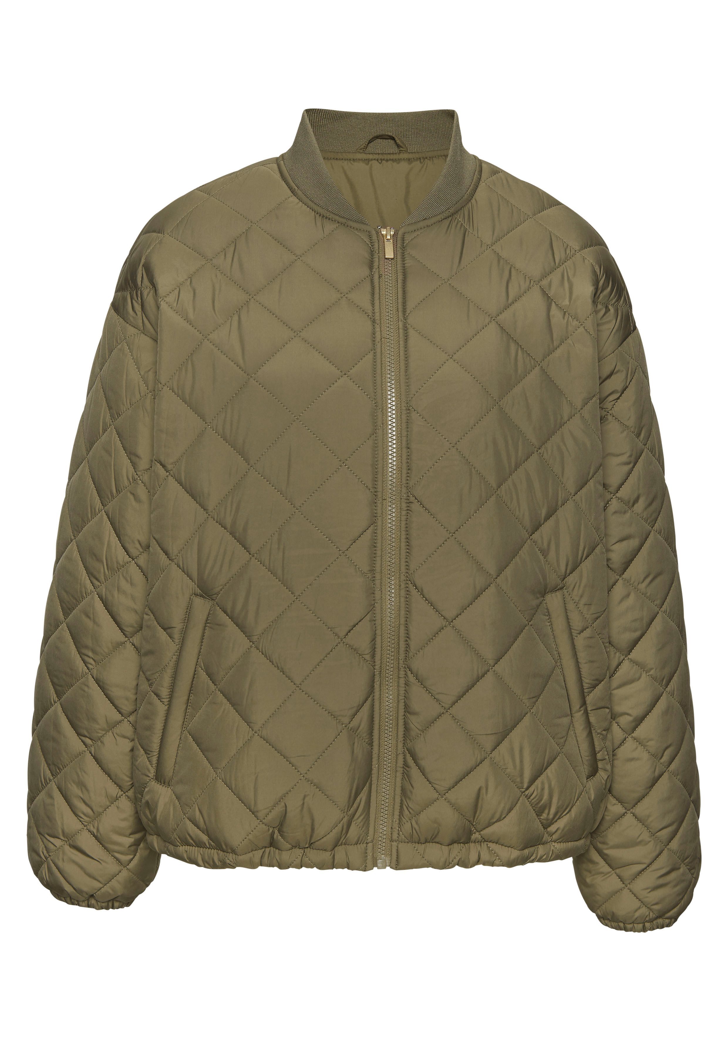 French Connection Steppjacke mit geripptem Stehkragen günstig online kaufen