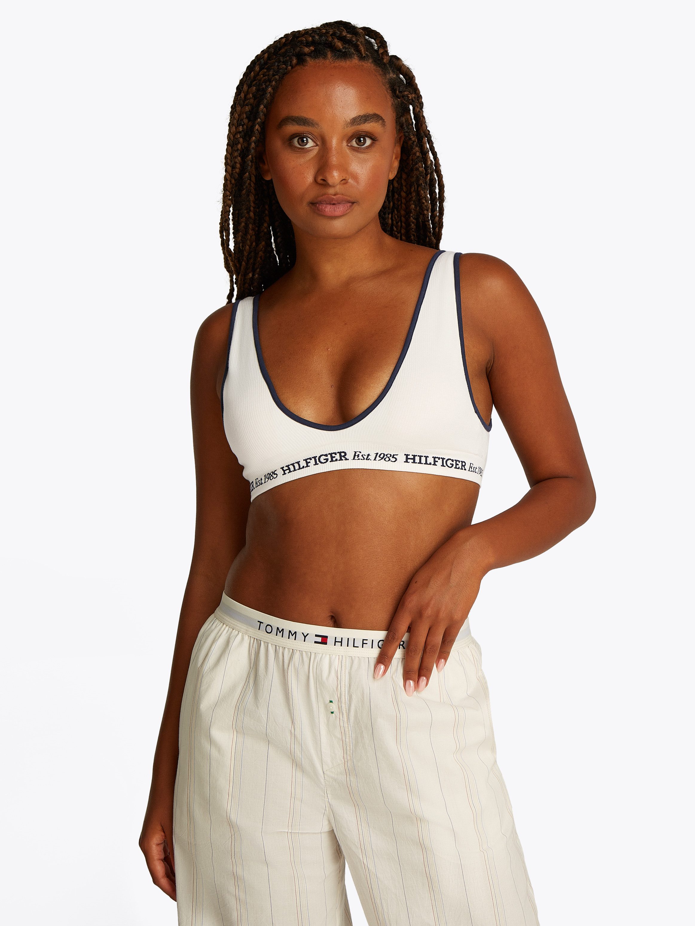 Tommy Hilfiger Underwear Triangel-BH RP TRIANGLE mit Rippenstruktur, mit Lo günstig online kaufen