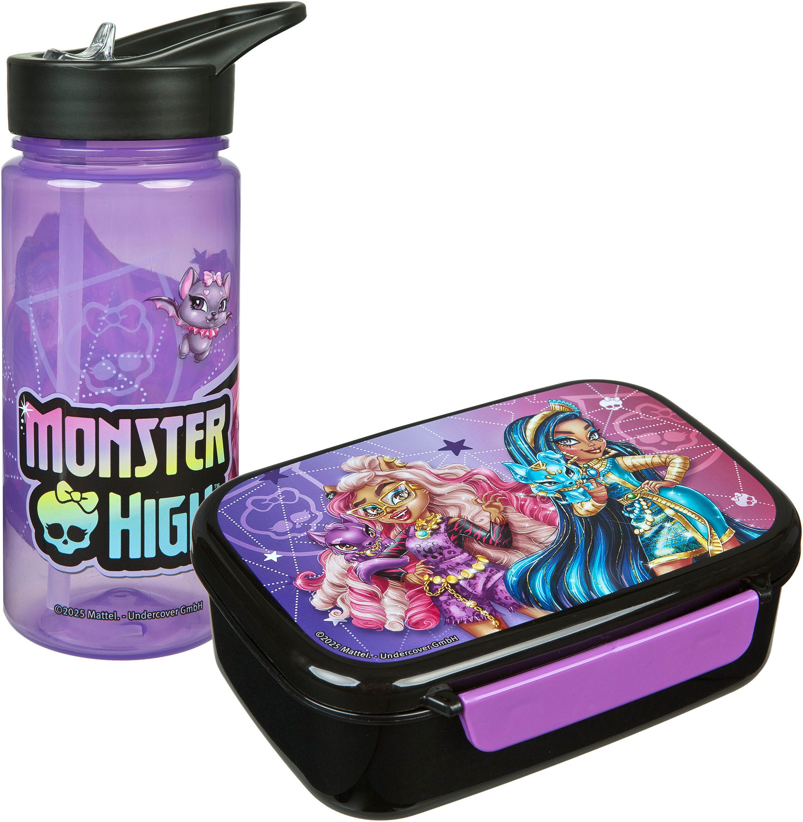 Scooli Lunchbox Monster High, (Set, 2-tlg), mit Trinkflasche