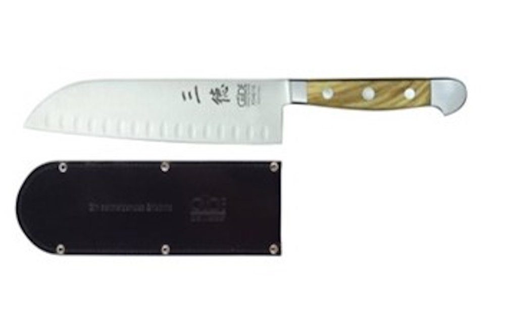 Güde Ножи Solingen Asiamesser Güde Ножи Santoku Ножи 18 cm, Serie Alpha-Olive mit Ножиscheide