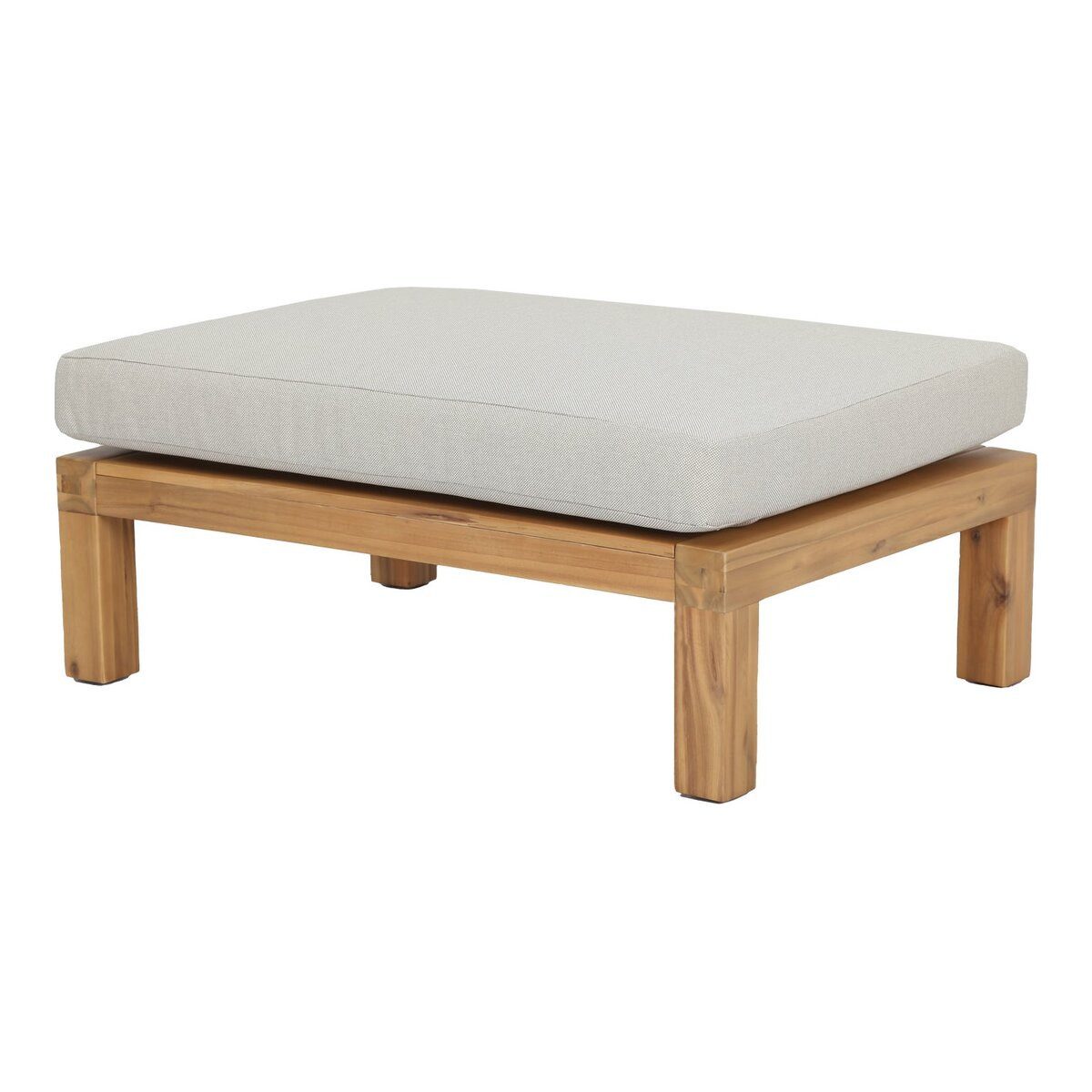 vtwonen Gartenlounge-Hocker, Großzügig, Multifunktional als Gartenhocker/Beistelltisch