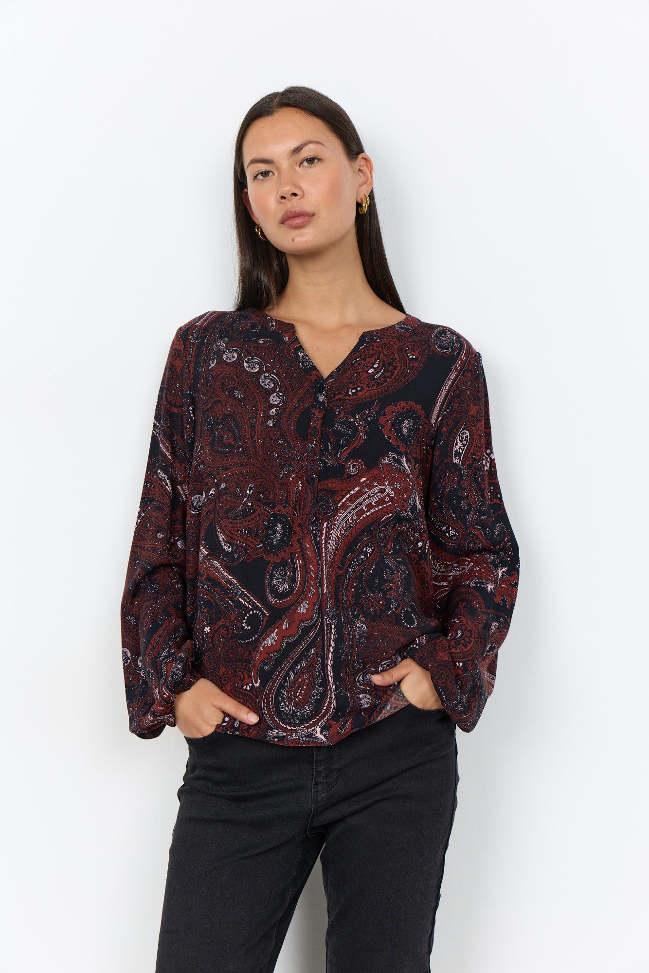 soyaconcept Druckbluse SC-HALNA 2 AOP Viskose