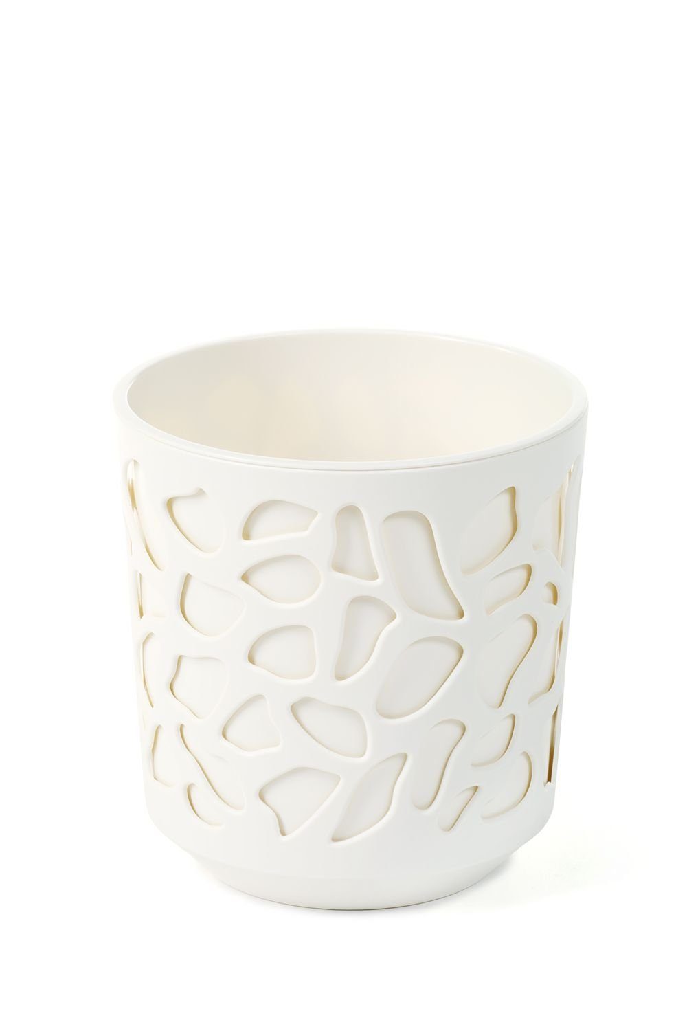 Lamela Übertopf Blumentopf DUET in Creme