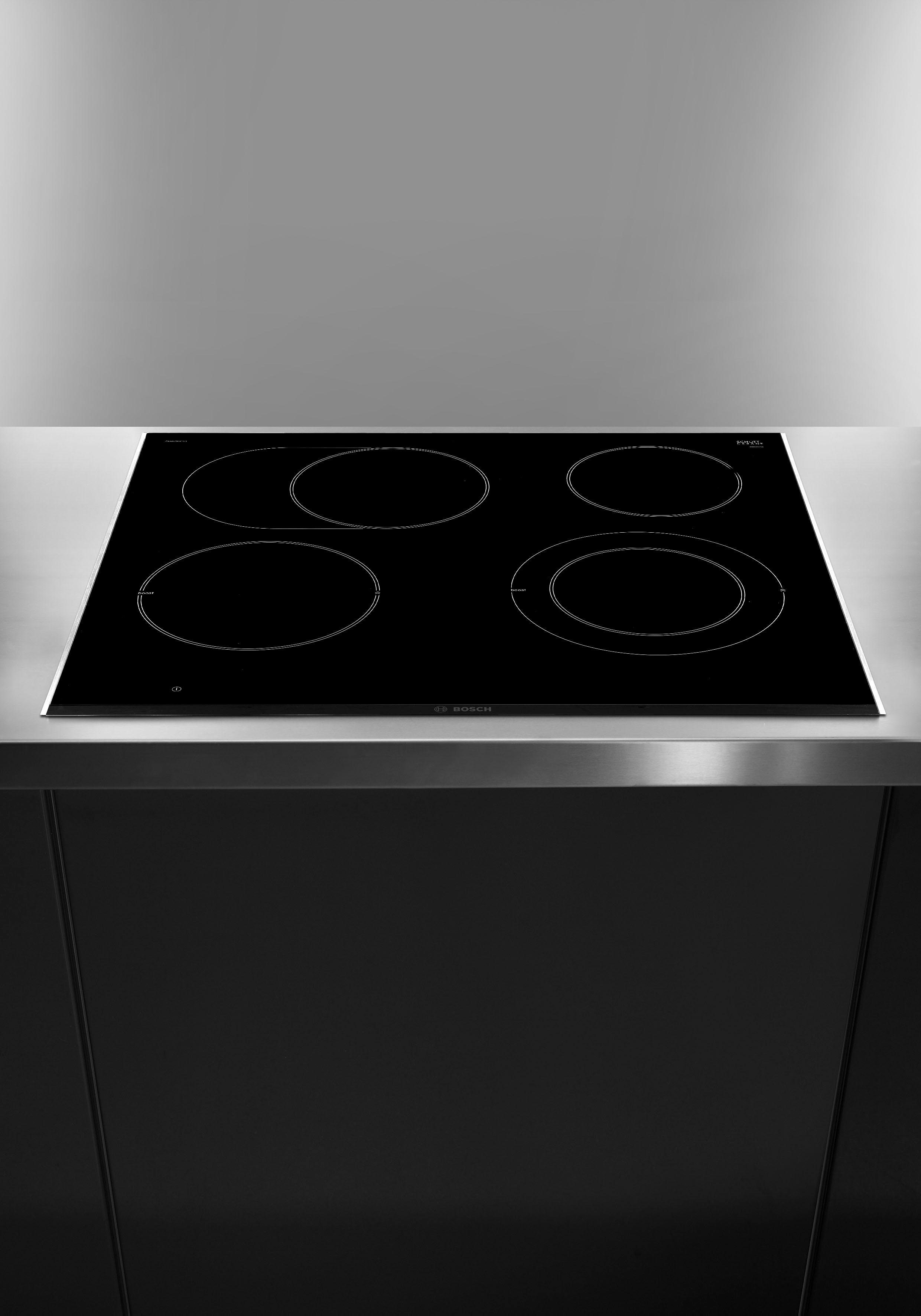 BOSCH Elektro-Kochfeld PKN675DP1D, Power Boost für schnelles Erhitzen und Kochen