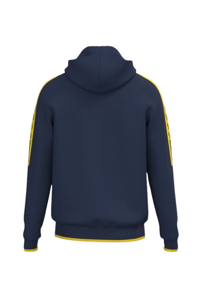 Joma Trainingsjacke Kapuzenjacke Olimpiada Full-Zip (Fleece-Futter) marineblau/gelb Herren