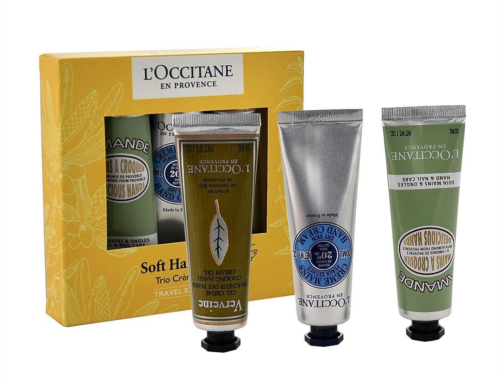 L'OCCITANE Handcreme L'Occitane Soft Hands Trio Almond Hand Cream Set