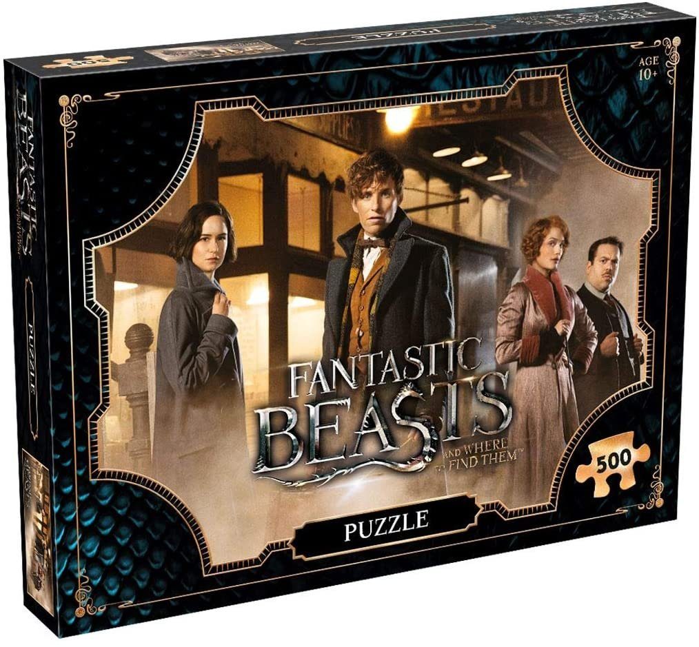 Winning Moves Puzzle Puzzle - Fantastic Beasts - (500 Teile, 500x340mm), 500 Puzzleteile