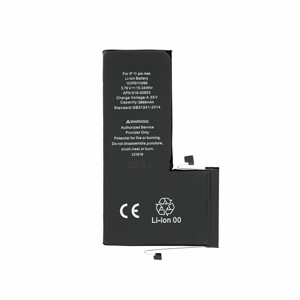 616-00653 Akku für iPhone 11 Pro Max wie Original 3969mAh Ersatzakku Handy-Akku (1 St)
