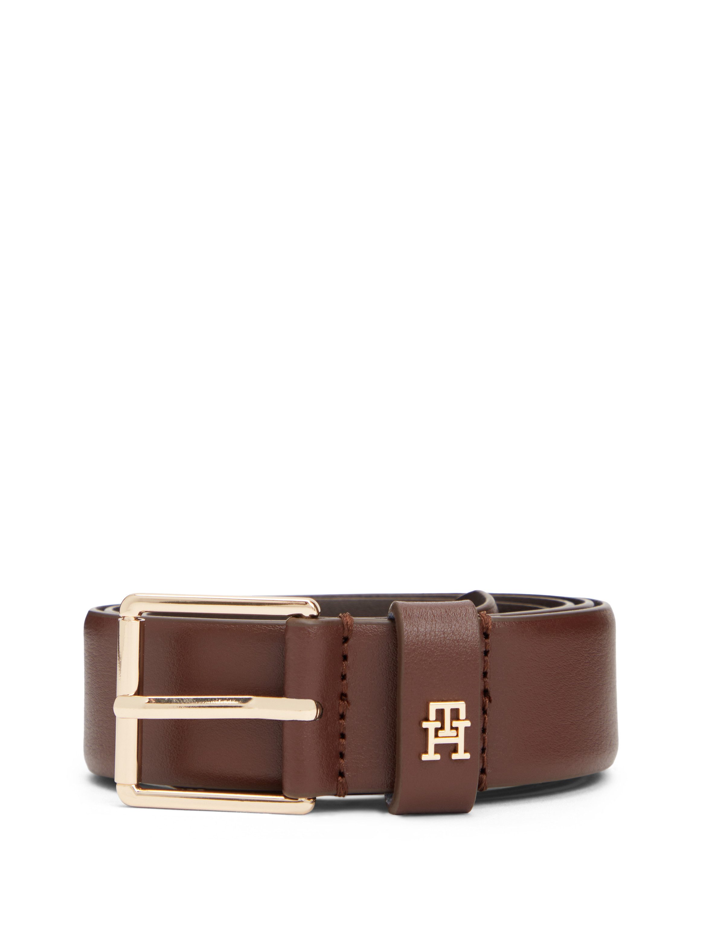 Tommy Hilfiger Ledergürtel TH SQUARE 3 cm breit mit quadratischer Schnalle, Breite: 3cm
