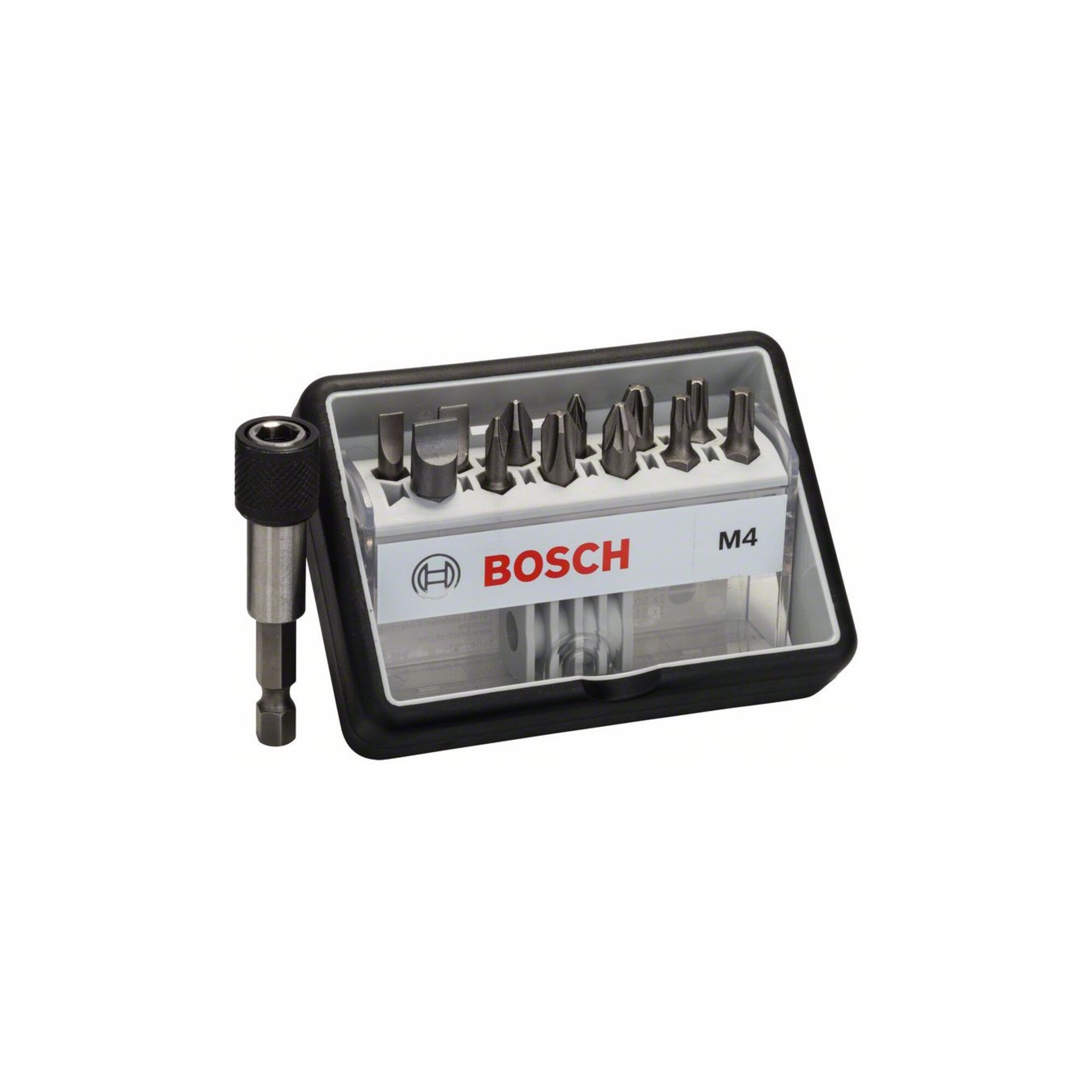 Bosch Professional Bit-Set Bosch Schrauberbit-Set Robust Line M Extra-Hart 12+1-teilig 25 mm PH P