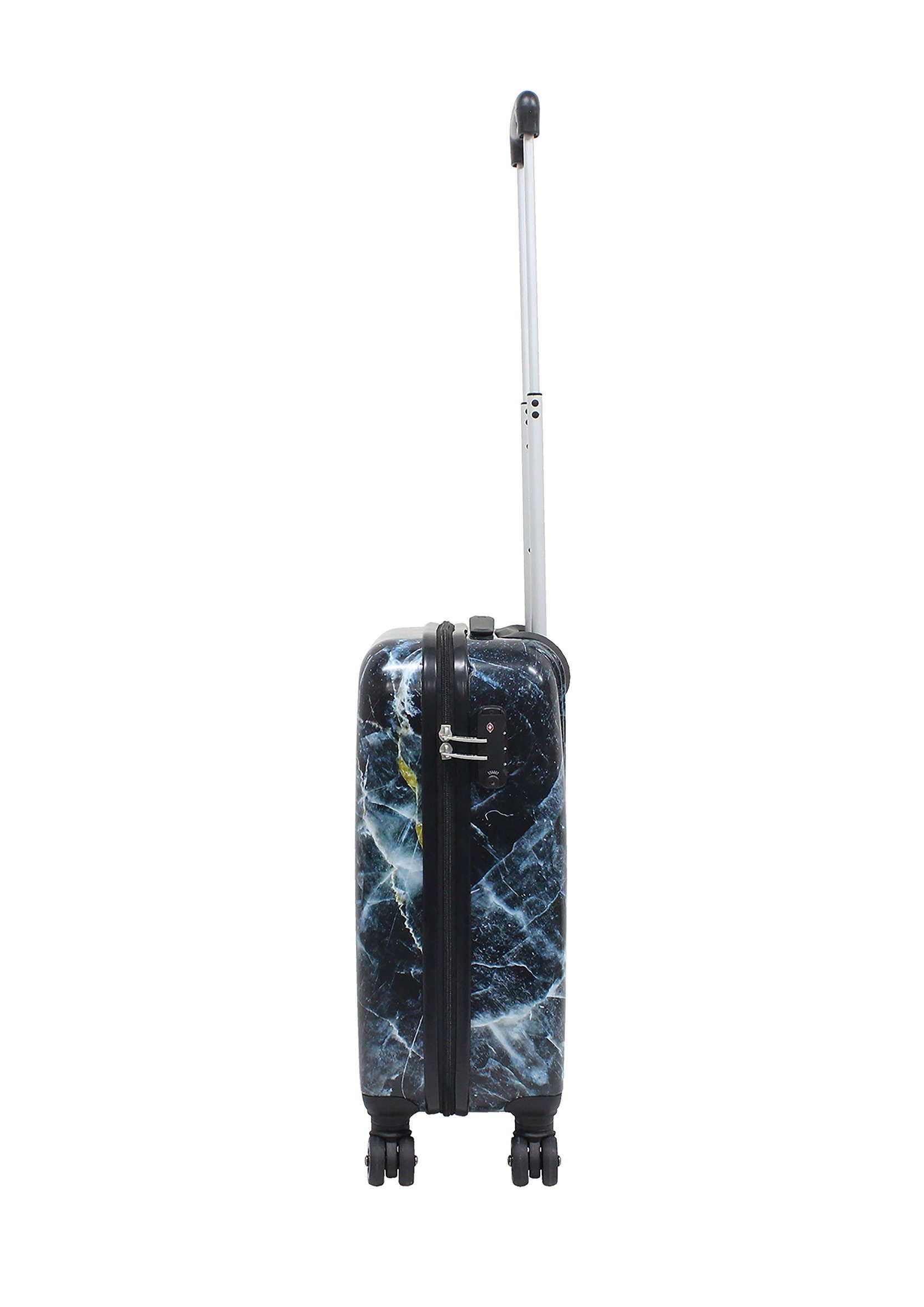 Saxoline® Koffer Marble, mit integriertem Zahlenschloss