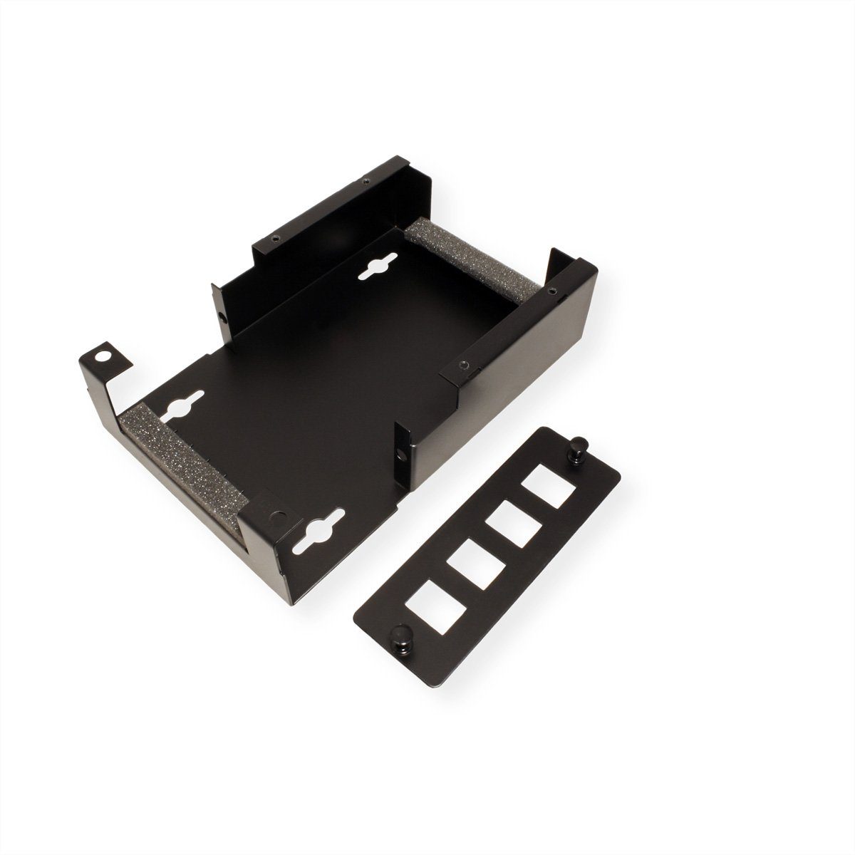VALUE Wandgehäuse für 4x Keystones Netzwerk-Panel