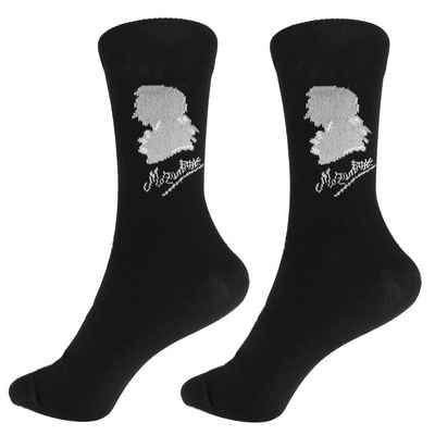 mugesh Freizeitsocken Musik-Socken Mozart (35/38) für Musiker
