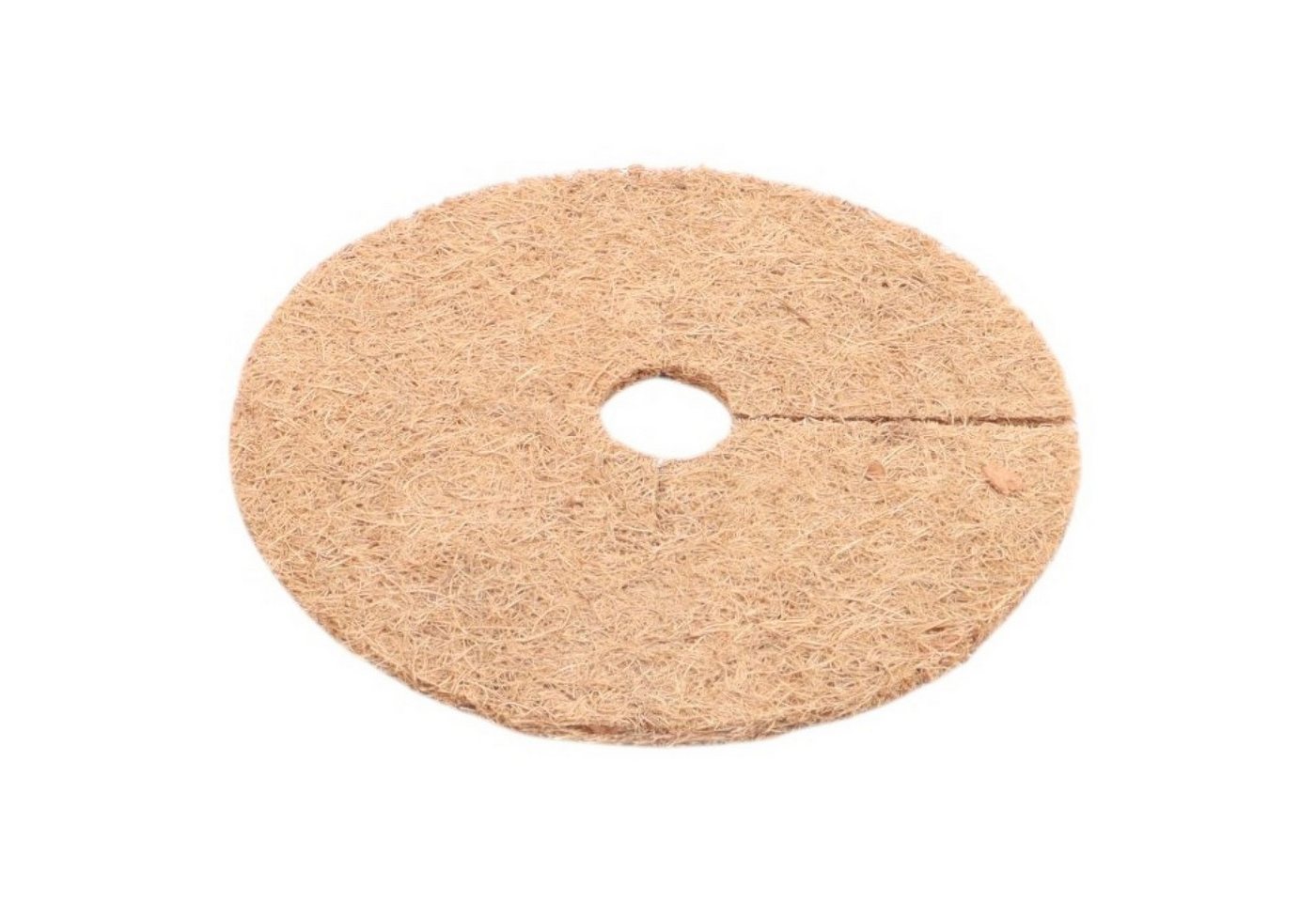 Wacredo Kokosmatte Kokosmatte rund Ø 30cm, Winterschutz, Kälteschutz, Pflanzenschutz - Mulchscheibe