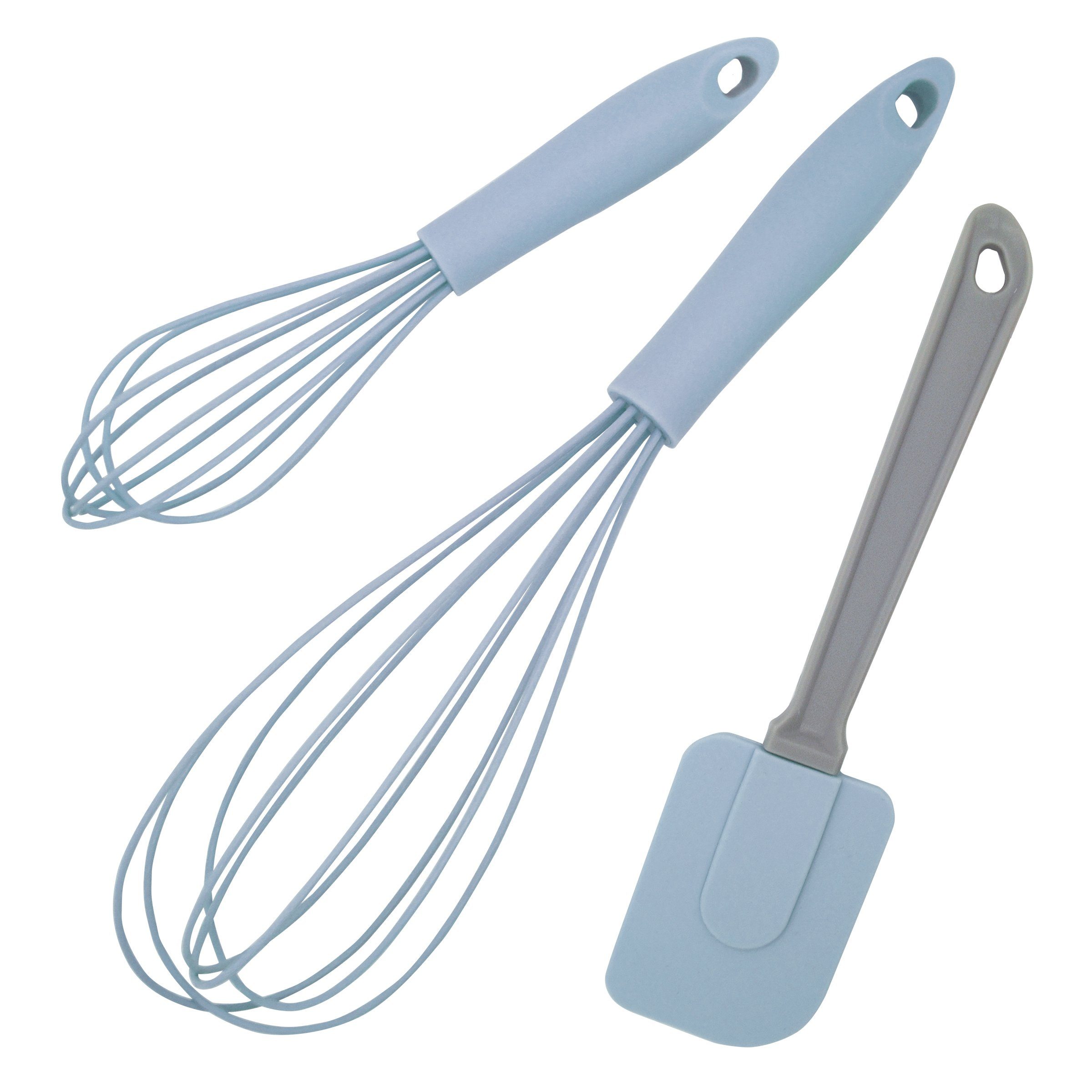LindenBerg Schneebesen Back-Set 3-teilig mit Schneebesen Teigschaber, spülmaschinengeeignet