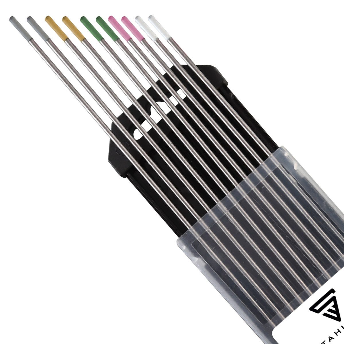Thumbnail - STAHLWERK Stabelektroden 10 x WIG Wolframelektroden 2,4 mm versch. Sorten, (Packung), Thoriumfreie 2,4 mm x 175 mm WIG W...