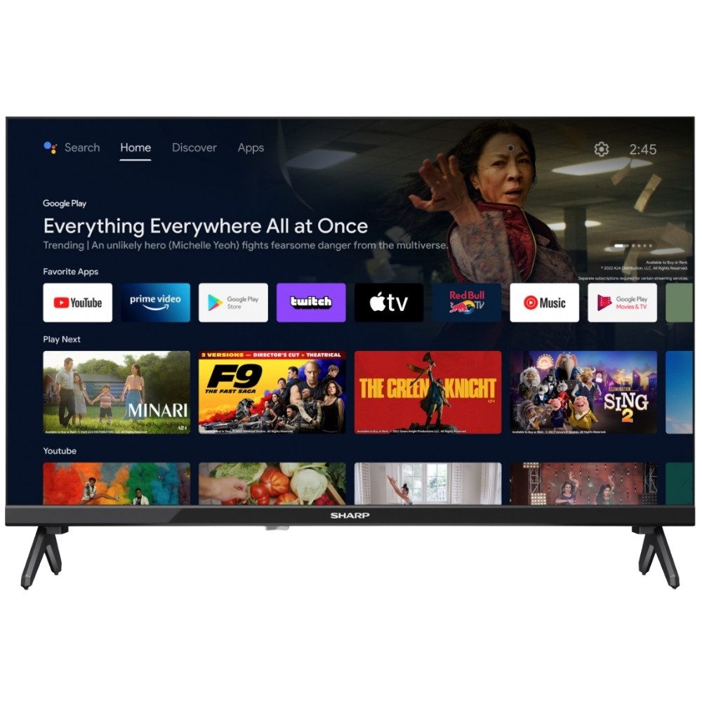 Sharp Sharp 24FH7EA LED-Fernseher (24 Zoll, HD-Auflösung 1366 x 768, Android TV, HD-Auflösung 1366 x 768)