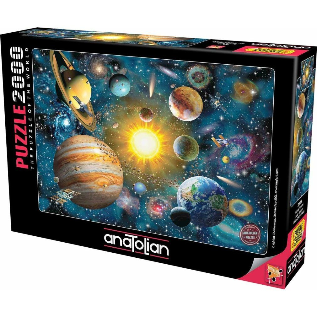 ANATOLIAN Puzzle ANATOLIAN Sonnensystem Puzzle 2000 Teile, Puzzleteile