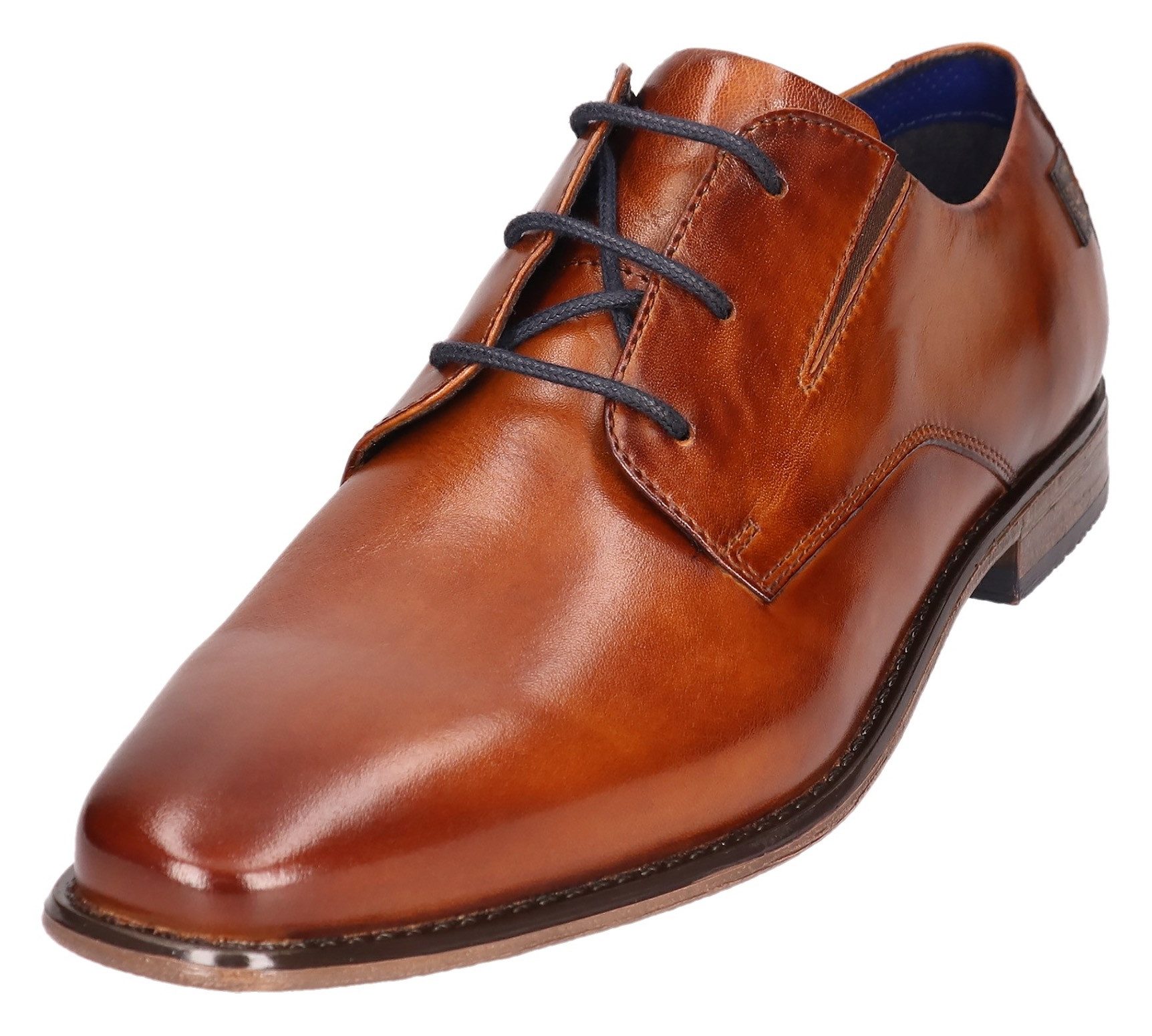 bugatti Schnürschuh Business Schuh, Anzugschuh mit feinem Blockabsatz günstig online kaufen